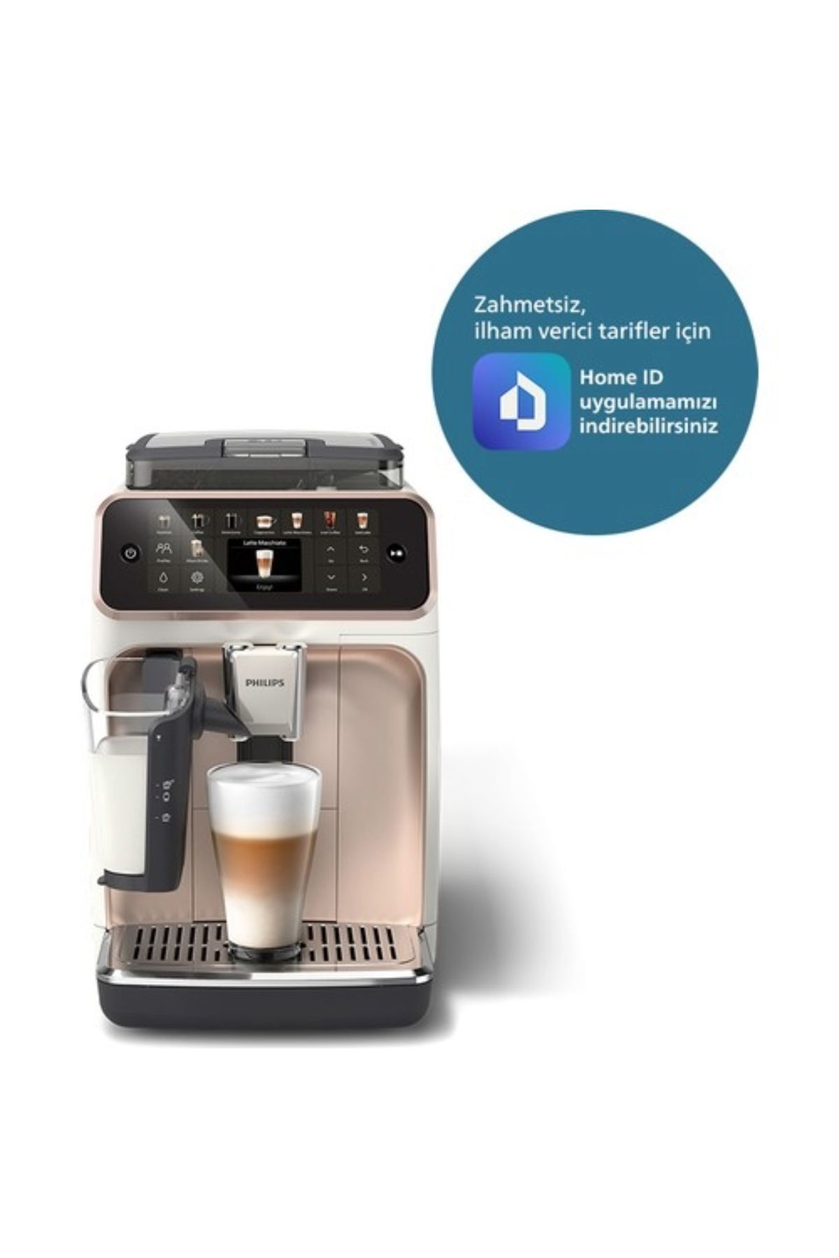 5000 Yeni Seri Tam Otomatik Espresso Makinesi 20 Farklı Kahve Tefal Termos Hediyeli 4