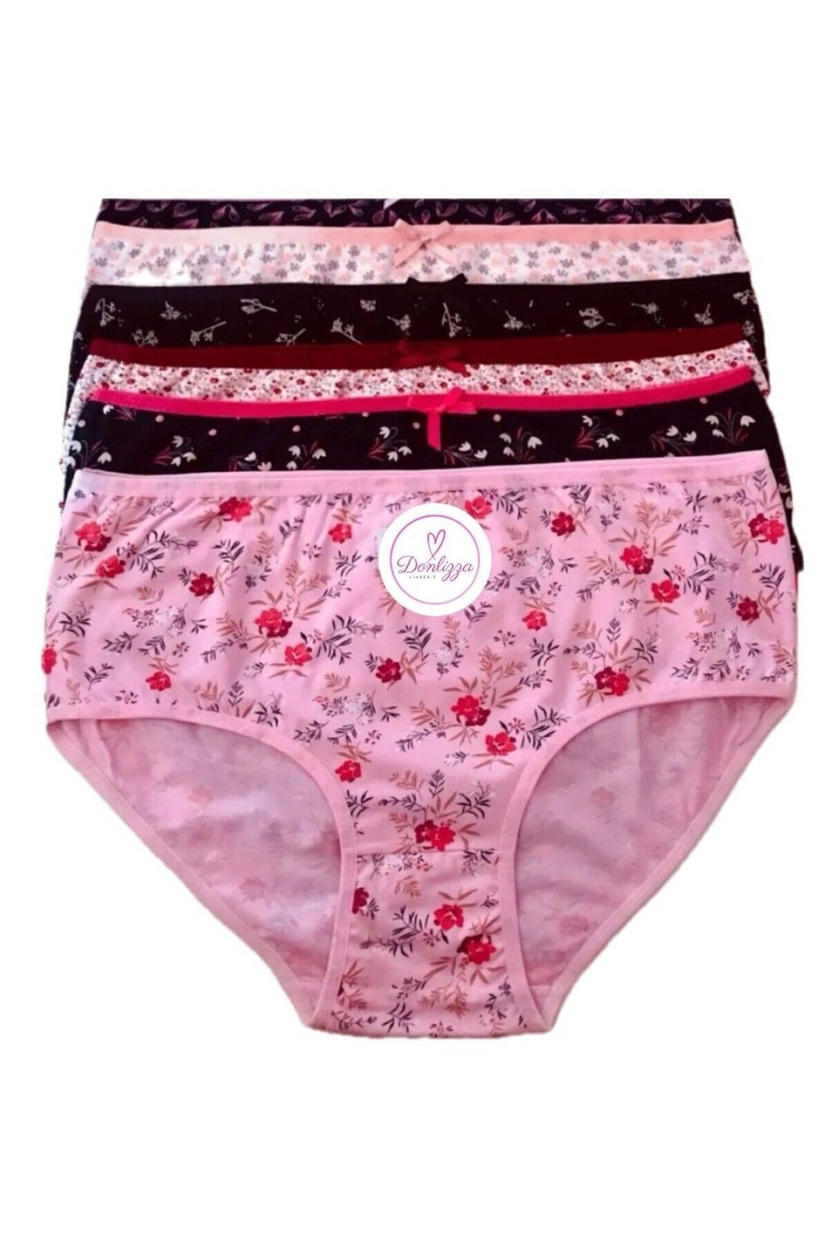 DONLİZZA-Bato Folding Elastic Panties 6 Pieces 1