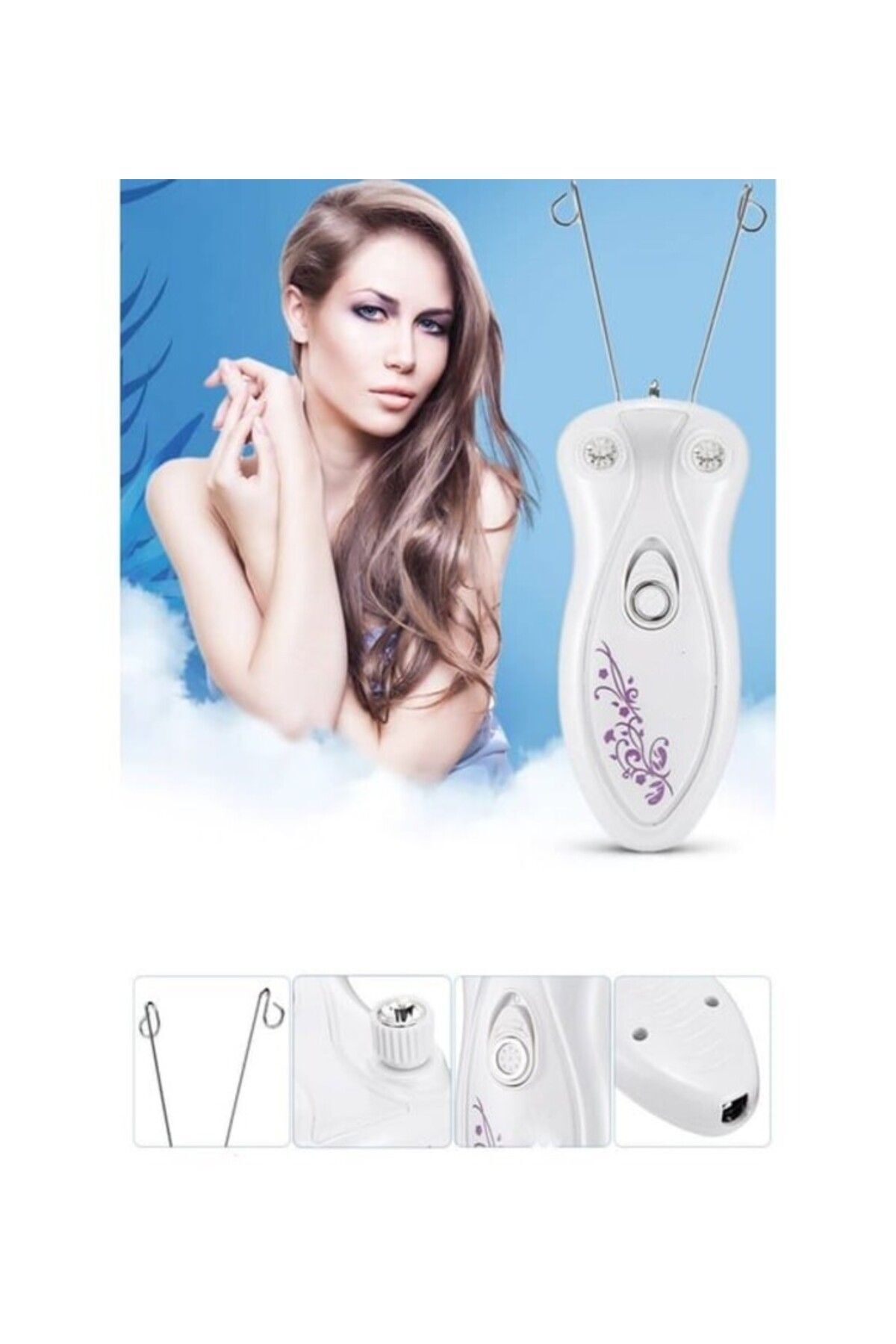 Genel Markalar Islak ve Kuru Profesyonel Şarjlı Epilatör İpli Tüy Kıl Alma Makinesi Epilasyon Aleti Tüm Vücut Yüz