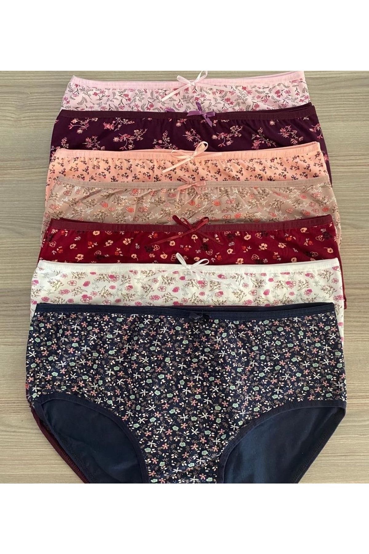 DONLİZZA-Bato Folding Elastic Panties 6 Pieces 6