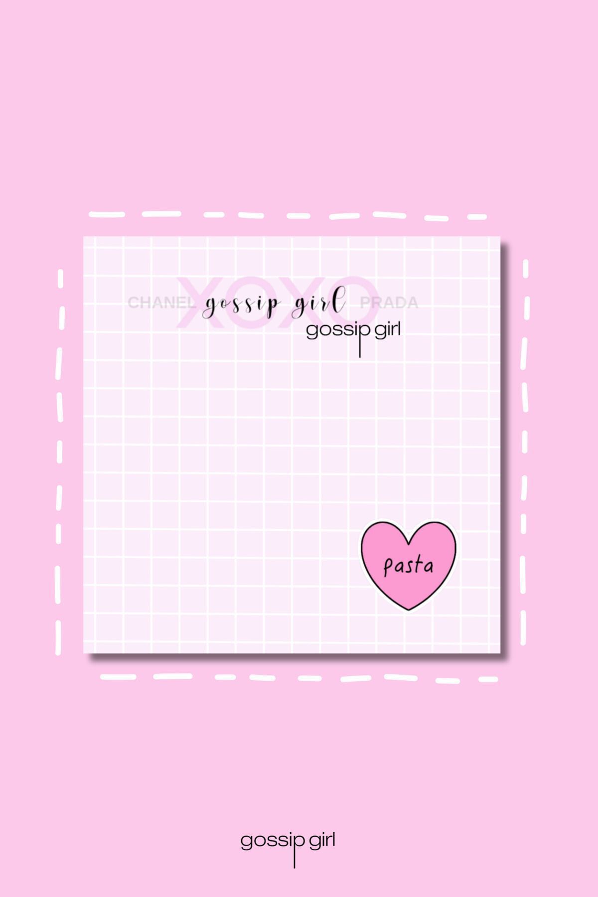 pnkycrco-Gossip Girl Note Paper Memopad Exam Preparation Memo Pad Notepad 1