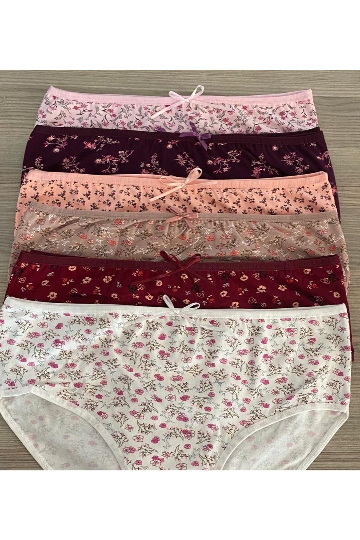 DONLİZZA-Bato Folding Elastic Panties 6 Pieces 5