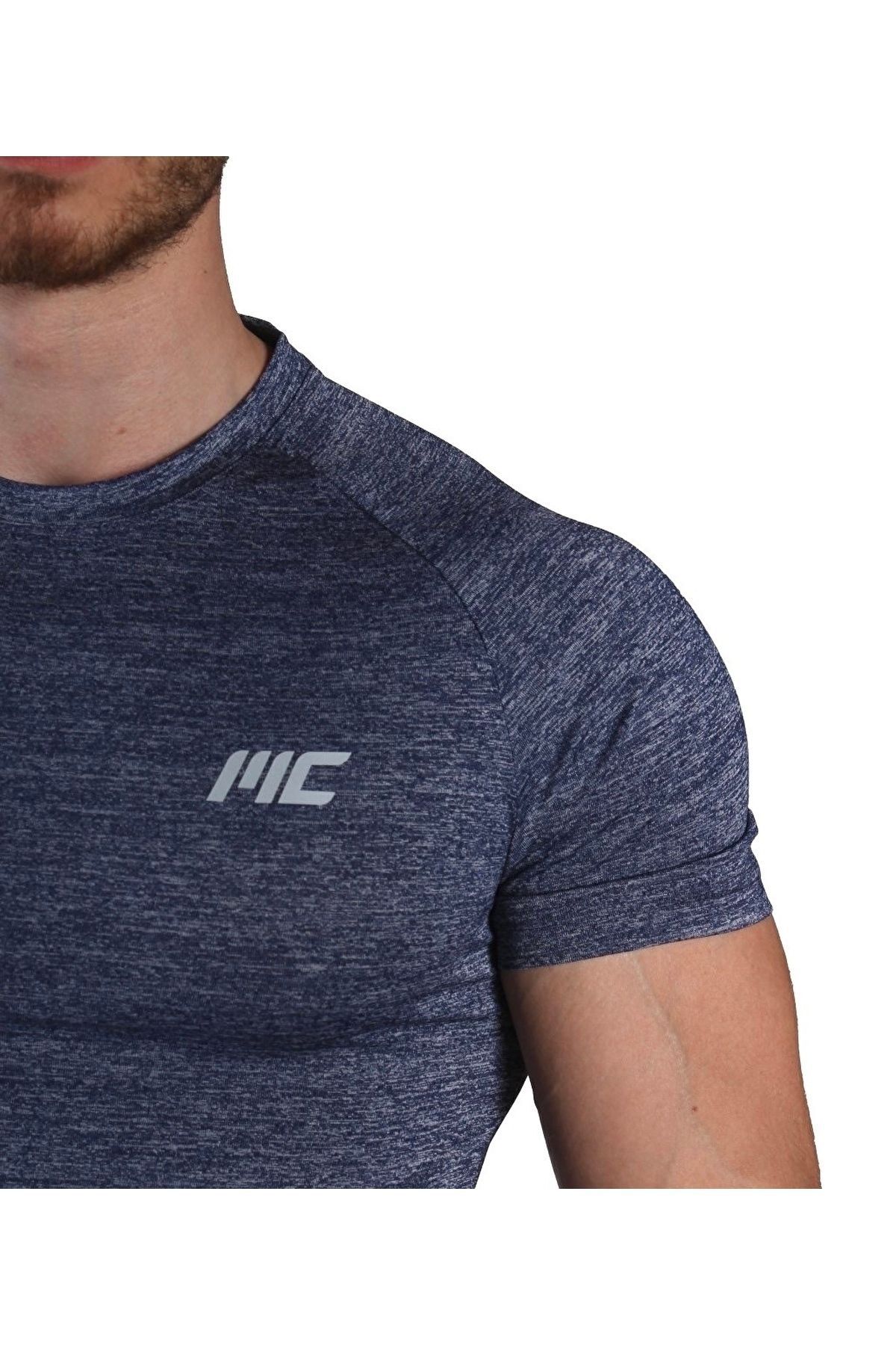 MUSCLECLOTH Pro Stretch K sa Kollu T shirt Lacivert Fiyat Yorumlar Trendyol