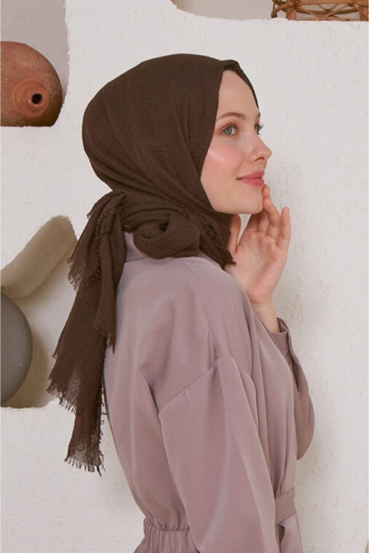 Larissa Scarf-شال Bürümcük بني مرير 2