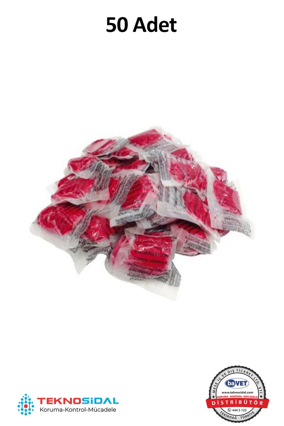 Teknosidal Zagor Pasta 50 Adet 500 gr Fare Yemi Sıçan Yemi / Zehiri / Ilacı