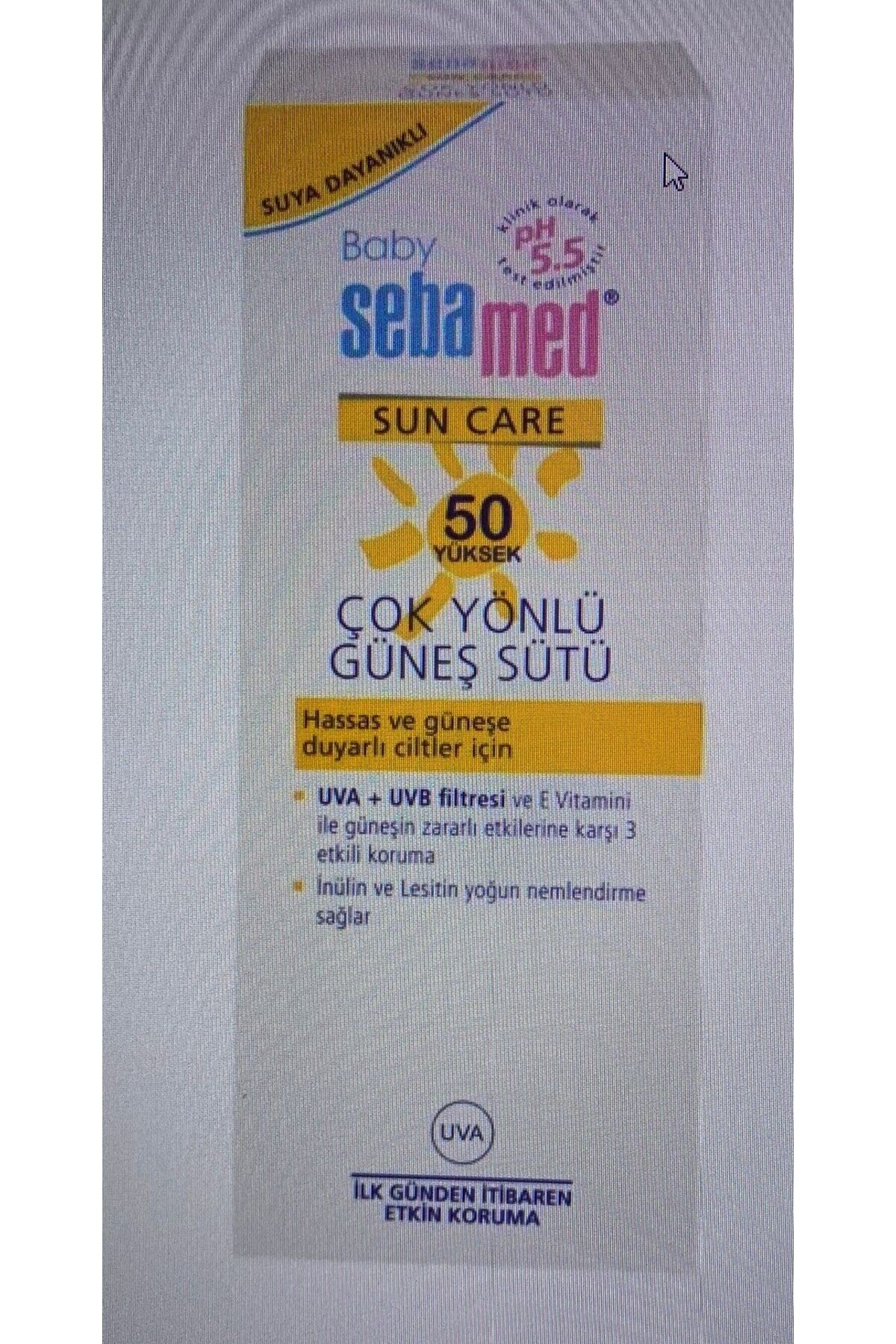 ضد آفتاب صورت سبامد SPF 50+