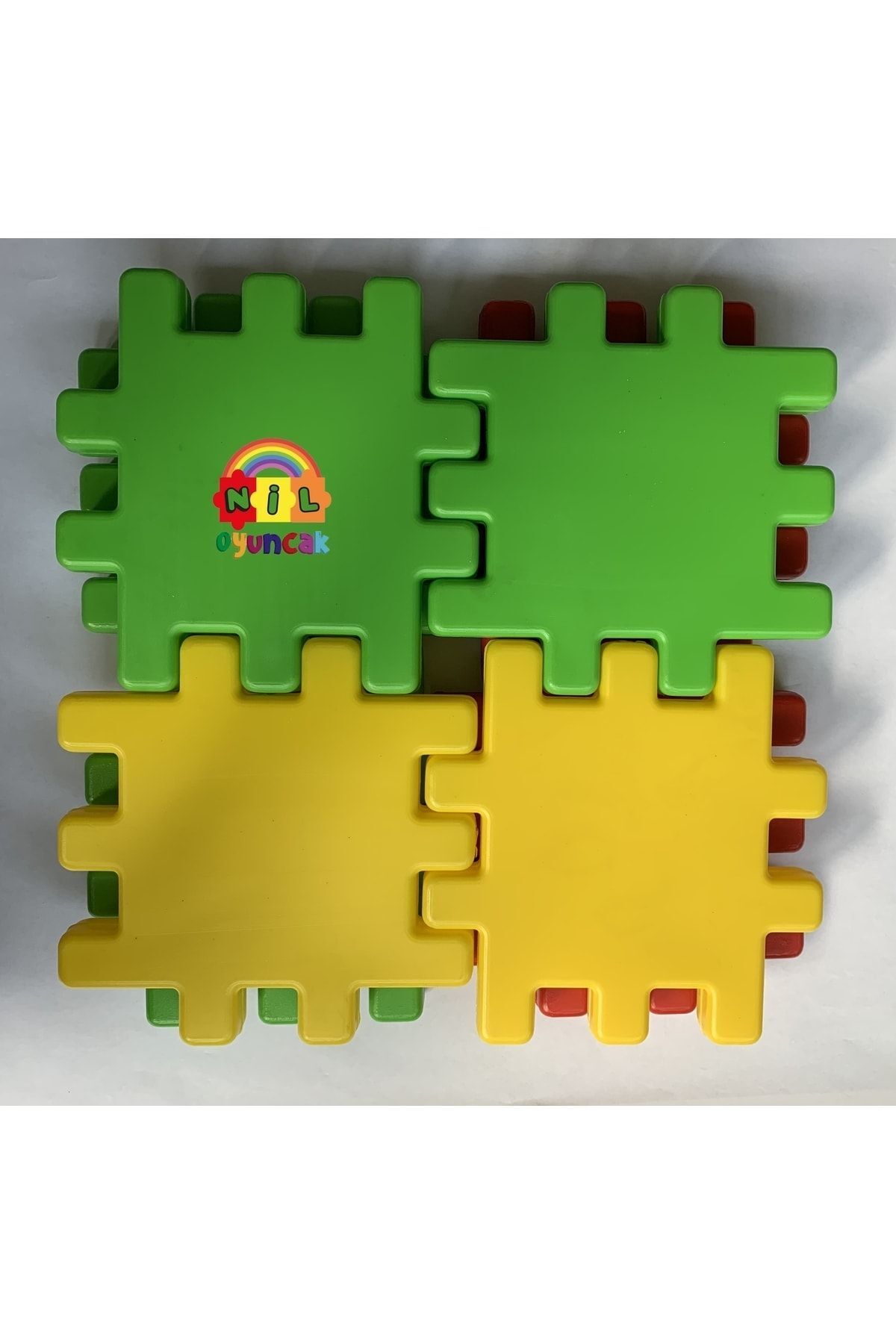 niloyuncak-36 Pieces Ef Block - Brick Block with Wheels and Large Size 5