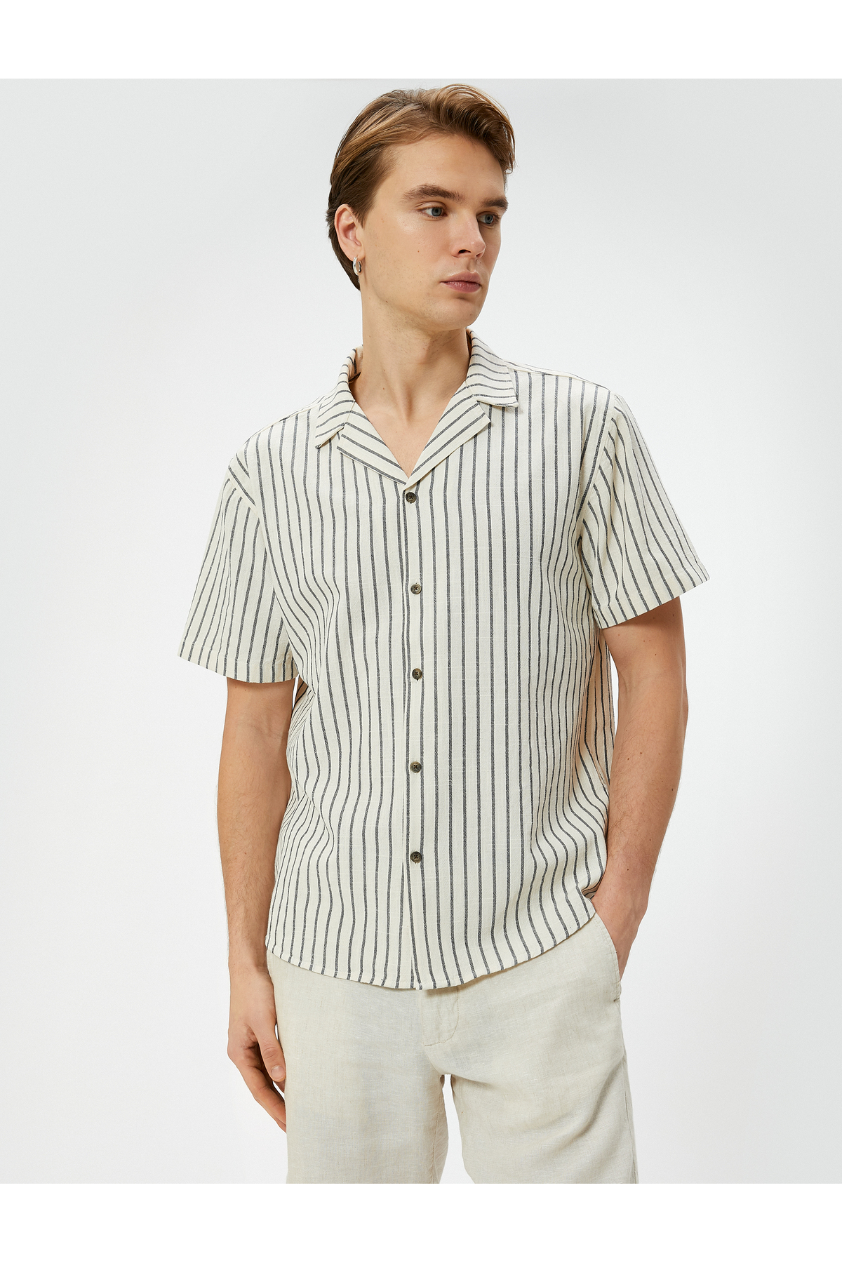 پیراهن مردانه کوتون | 4SAM60057HW Koton - Image 3