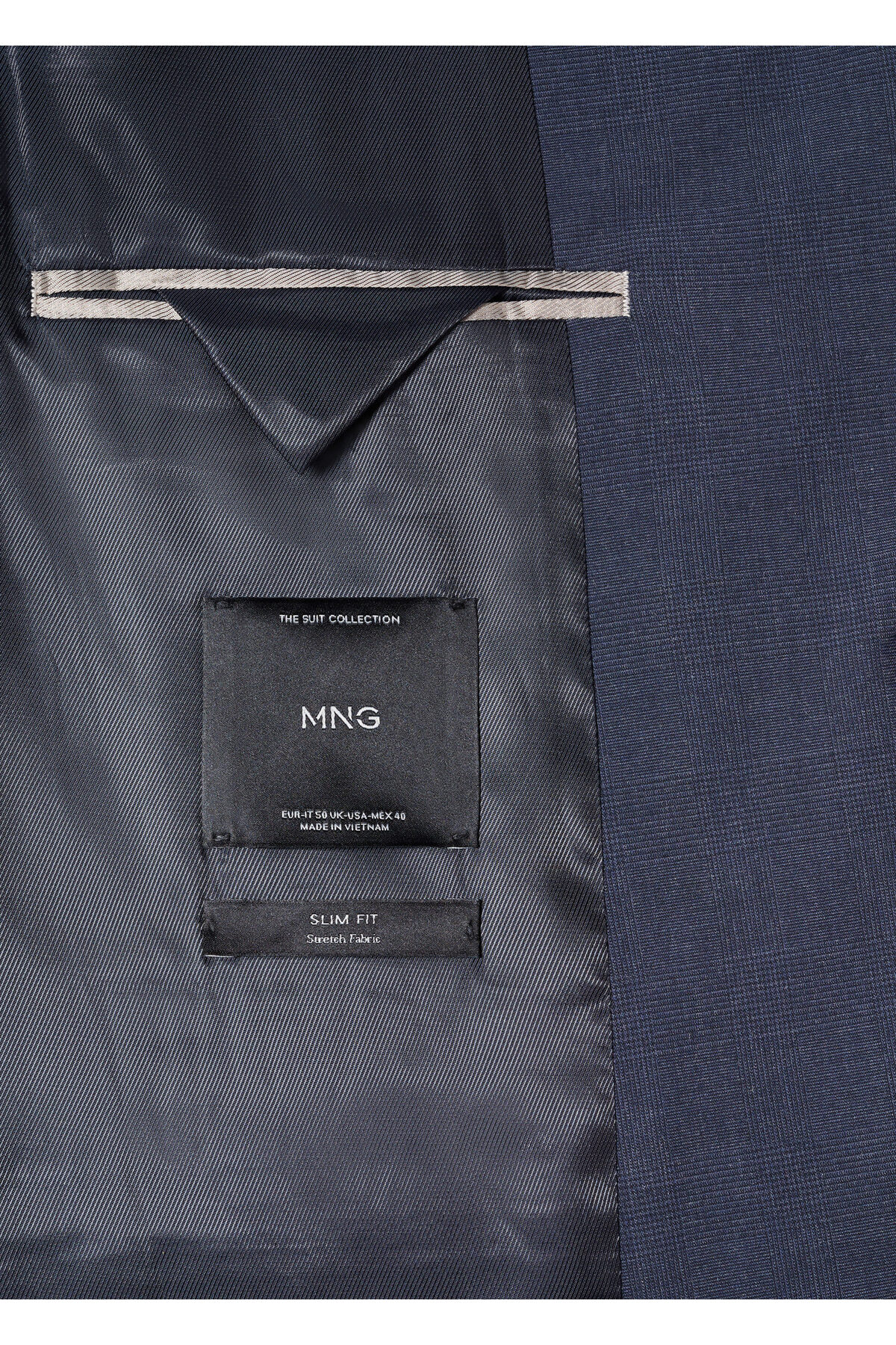 ژاکت مردانه آبی سرمه ای منگو | 47040556 اورجینال - تصویر 6