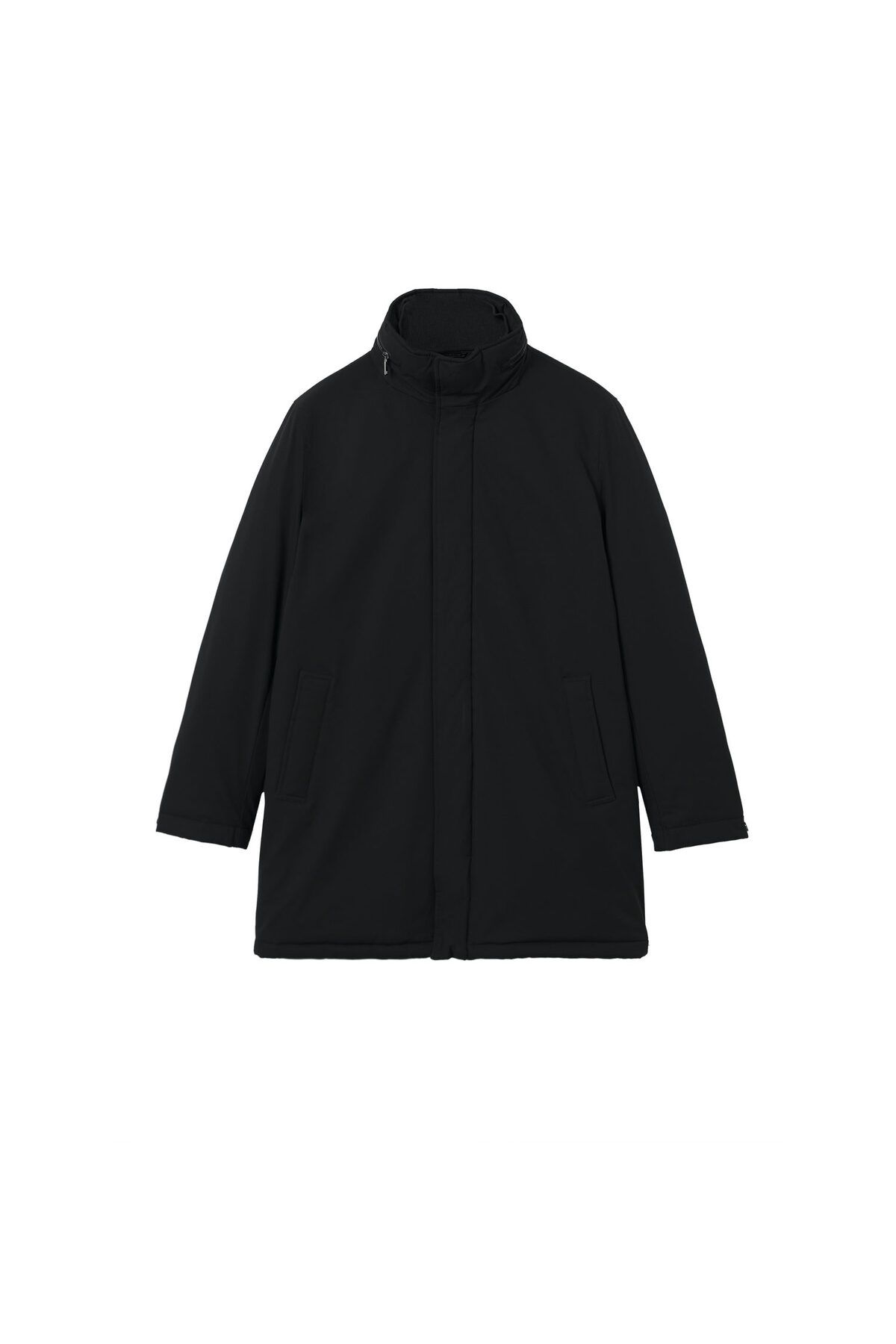 MANGO-Pánská černá parka27050187 4