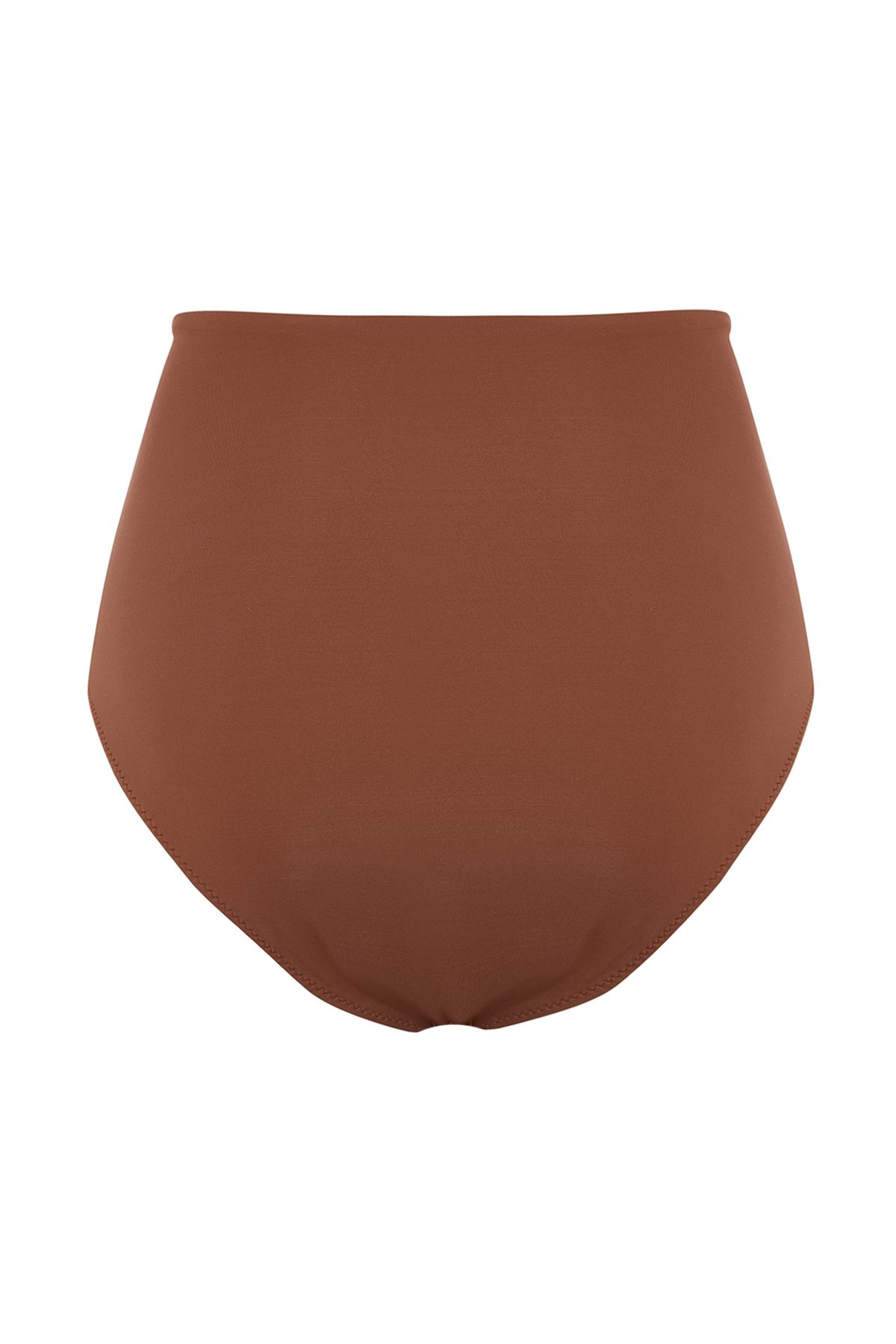 Trendyol Collection-Braune Hipster-Bikinihose mit hoher Taille – mit Premium-Accessoires TBESS24BA00127 7