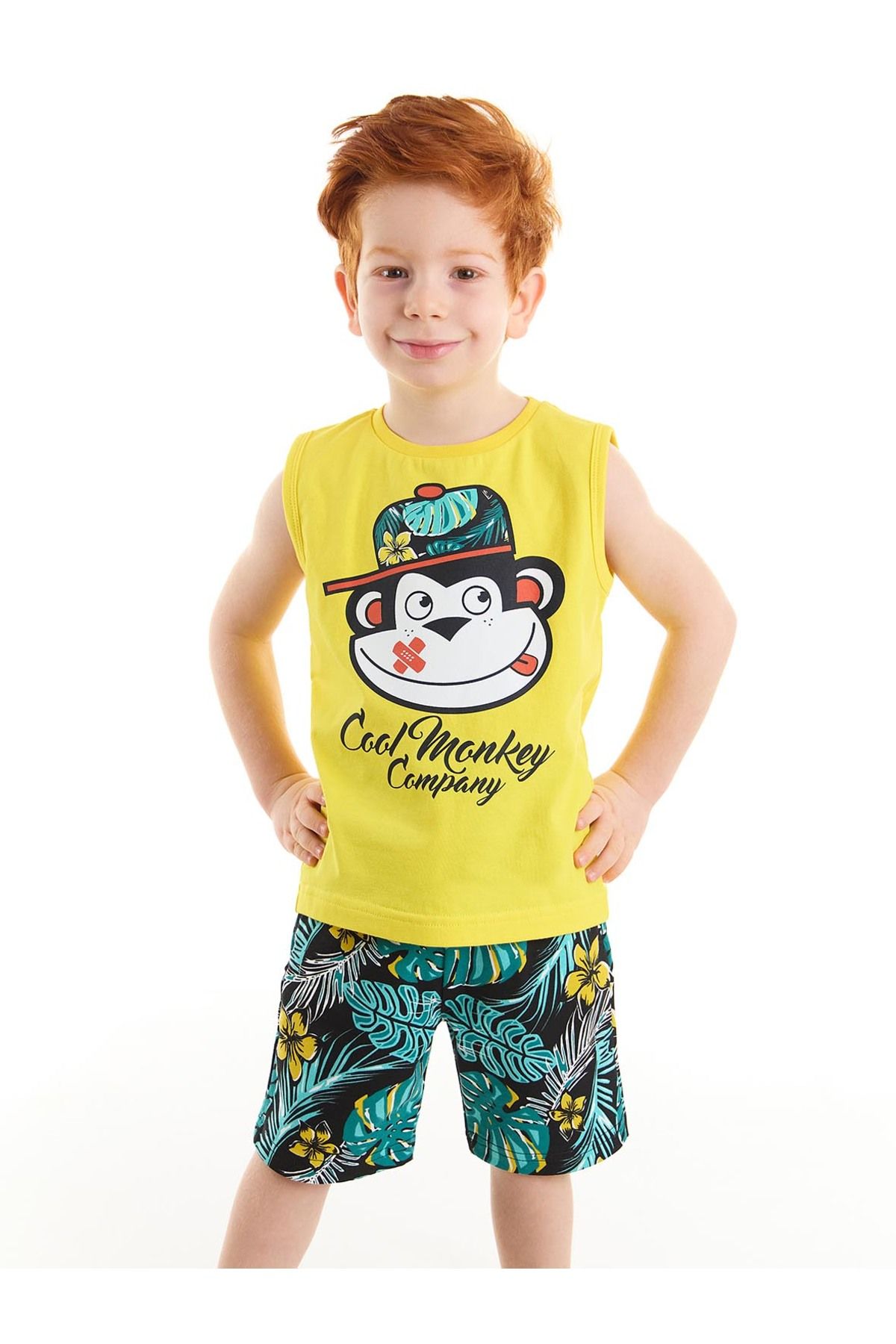 Denokids Cool Monkey Boy футболка и шорты CFF-22Y1-081