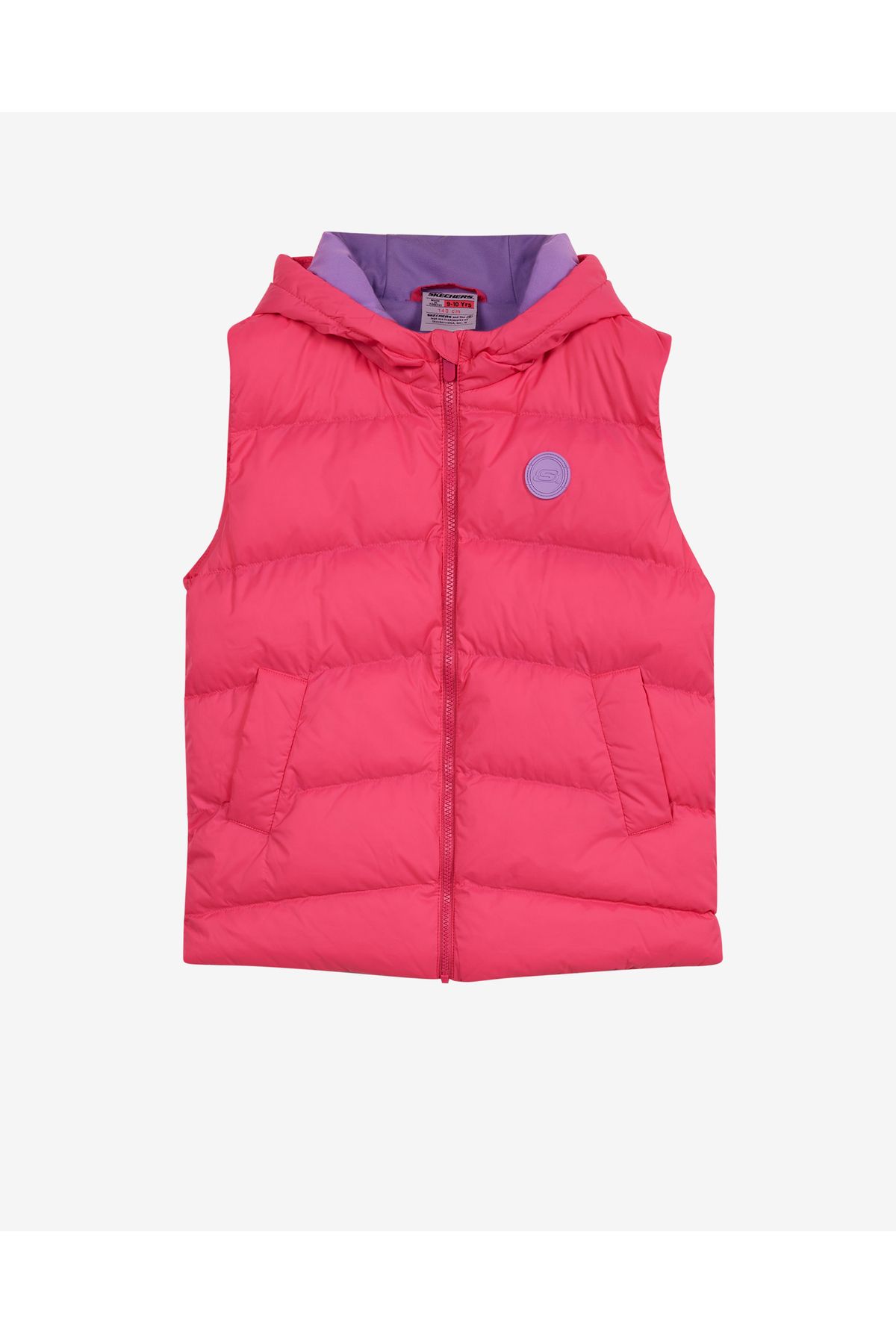 Skechers G Outerwear Padded Vest Büyük Kız Çocuk Pembe Yelek Sk232048-602 SK232048-602