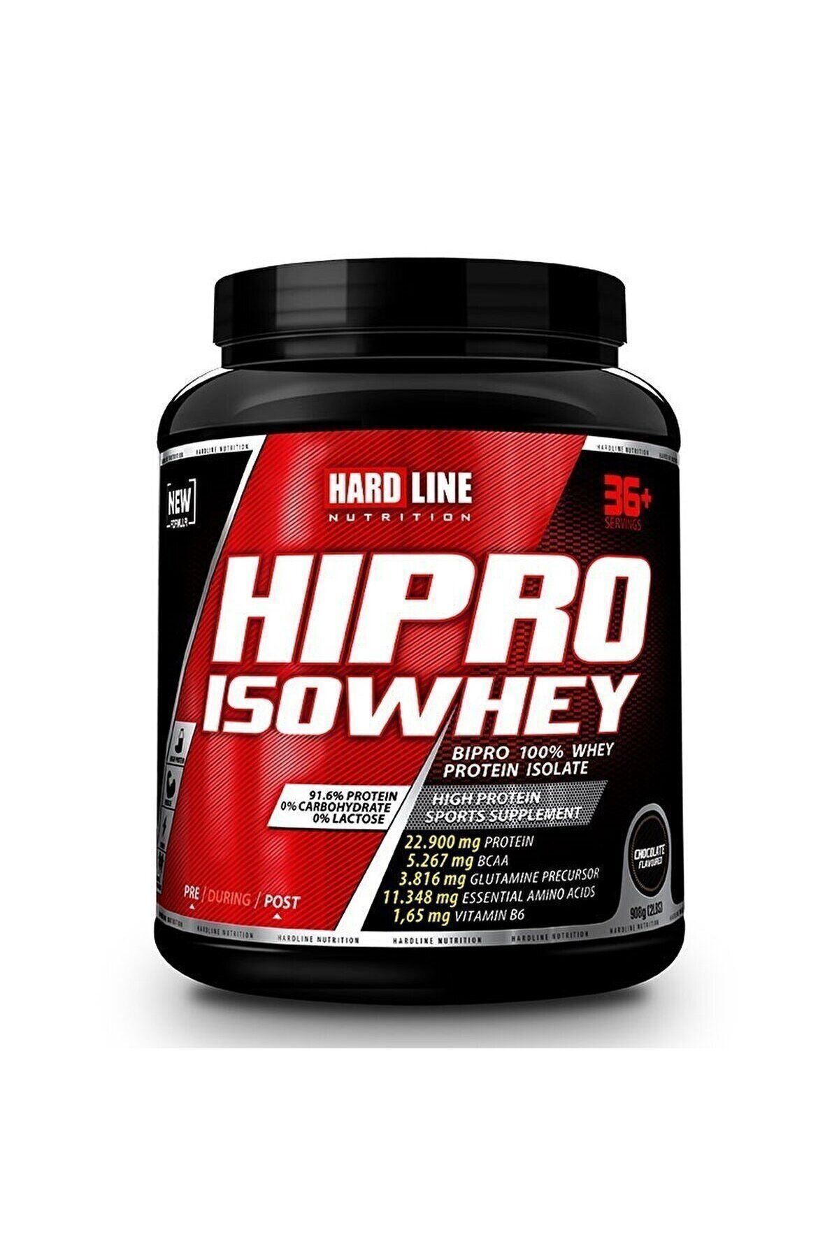 Hardline Hipro Isowhey 908 гр со вкусом шоколада (изолированный протеин) ST00118