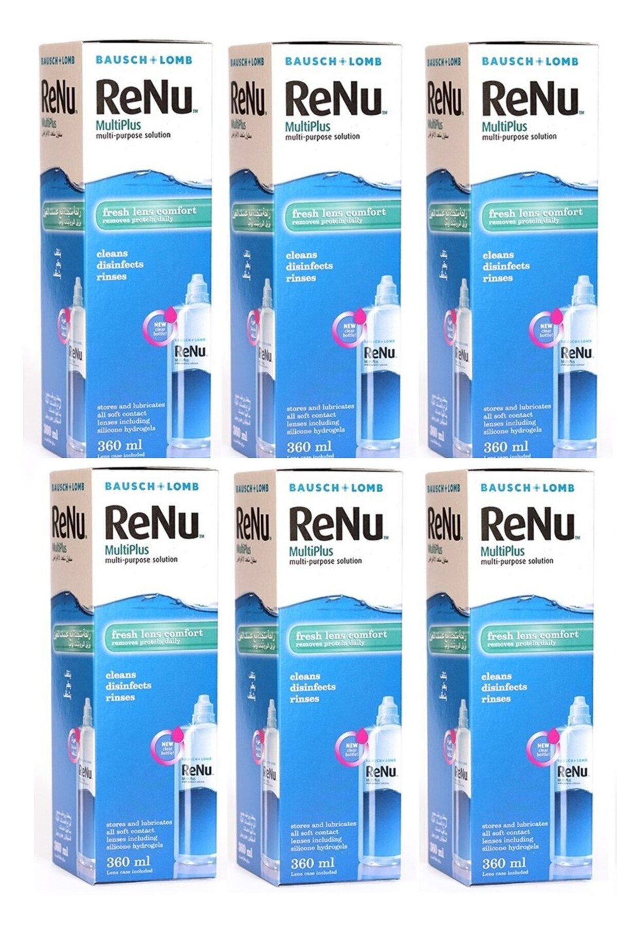 Bausch & Lomb Renu Advanced Çok Amaçlı Lens Solüsyonu 360 ml 3 Adet