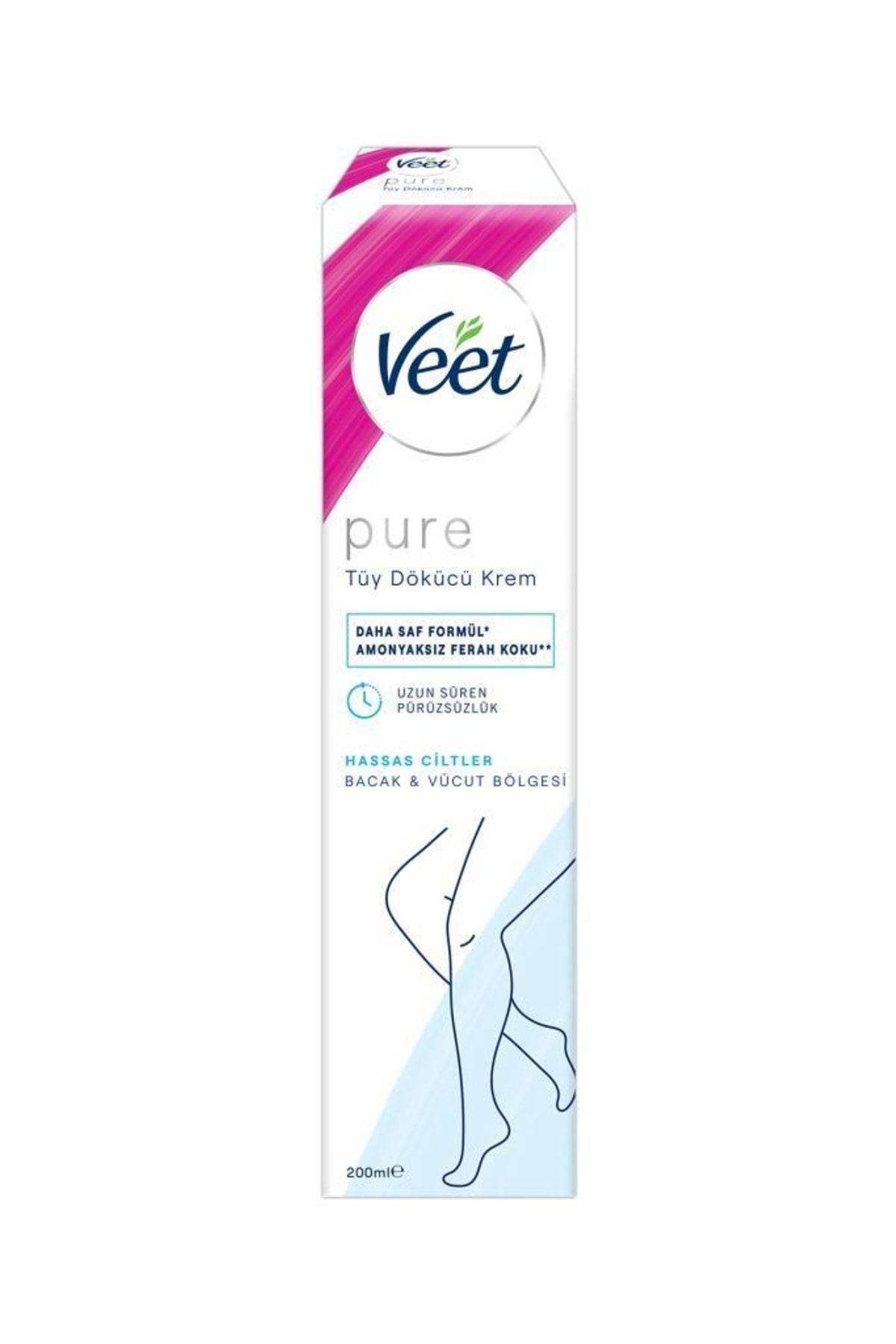 Veet Pure 200 мл Крем для депиляции для чувствительной кожи 8690570555967