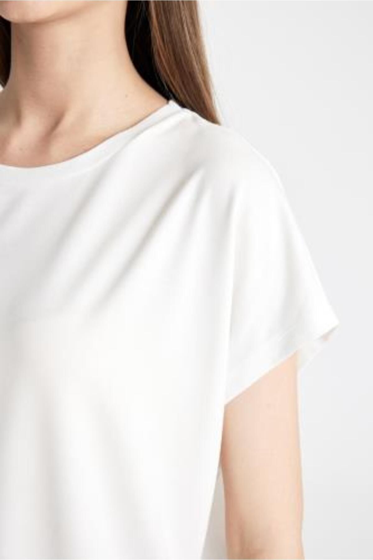 تی شرت زنانه دفاکتو | C8807AX24SM Defacto - Image 5