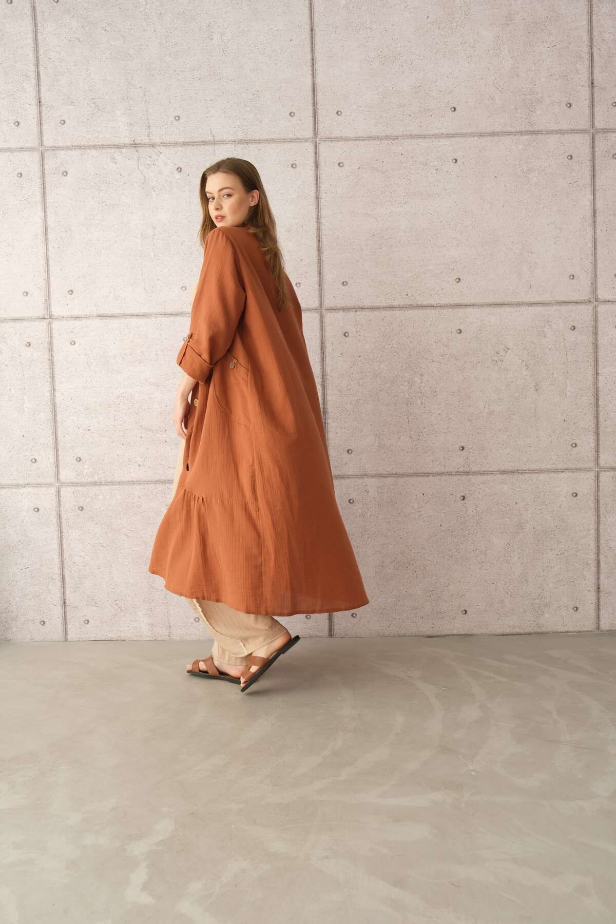 SARE ERKMEN-Maternity Tunic - Relaxed Cut Jacket 4