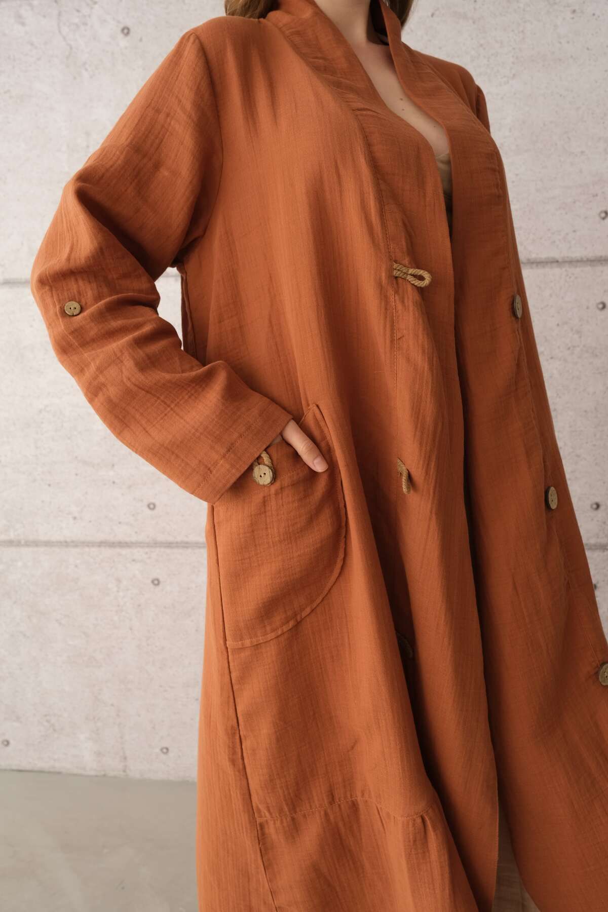 SARE ERKMEN-Maternity Tunic - Relaxed Cut Jacket 5