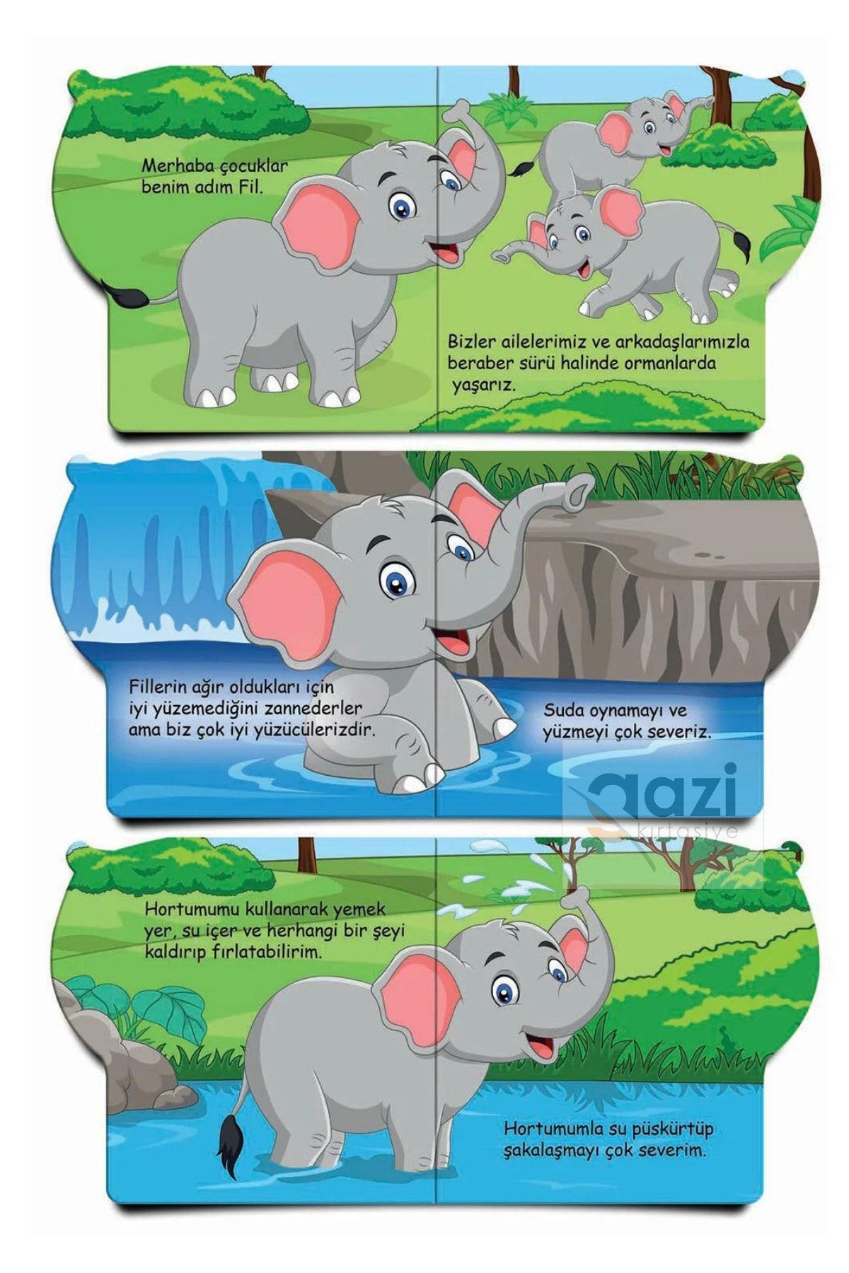 BidiBadi Hayvanlar Ilk Kitaplarım 6'lı Eğitici Kitap Seti -bebeğimin Ilk Kitapları 0-3 Yaş - Ben Kimim Hayvan fotoğrafı 4 (önizleme)