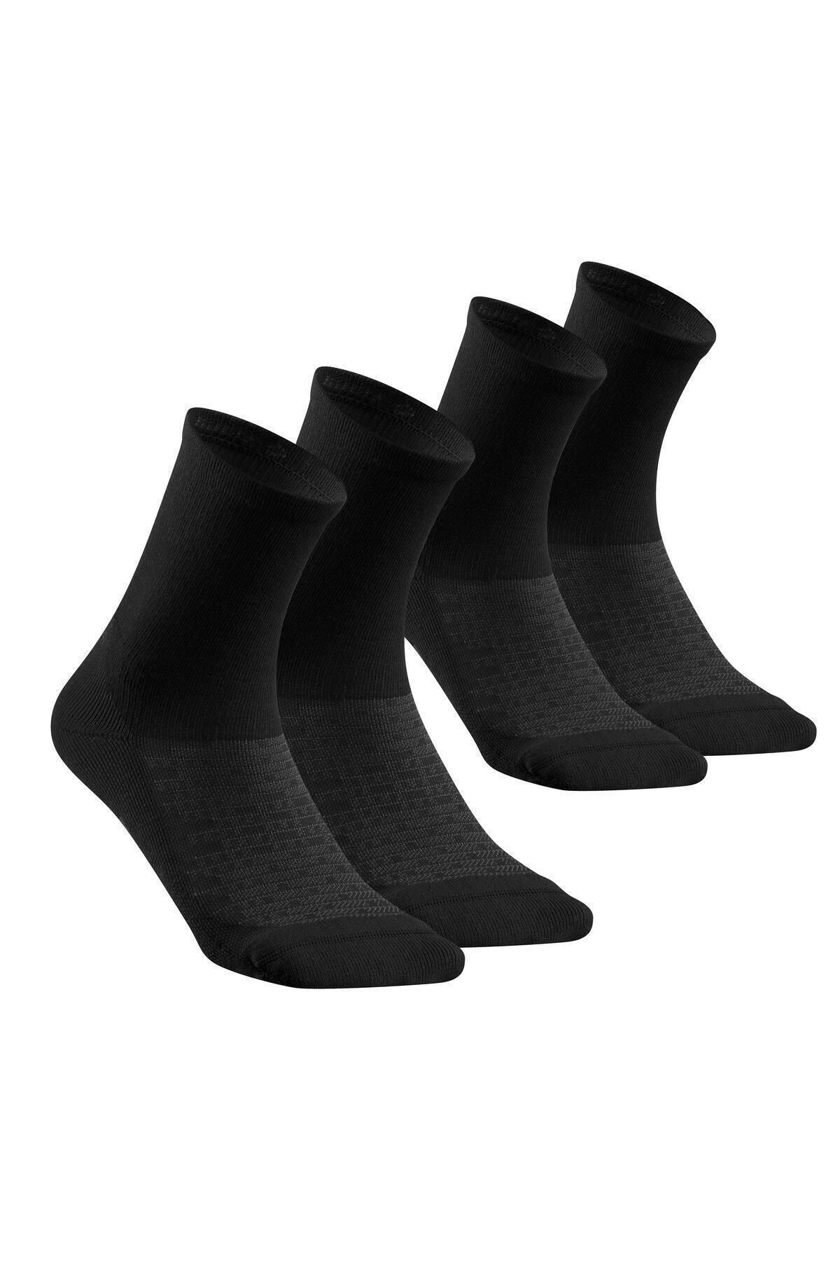 Decathlon Long Socks Носки для улицы — черные — 2 пары — Hike 100 334359