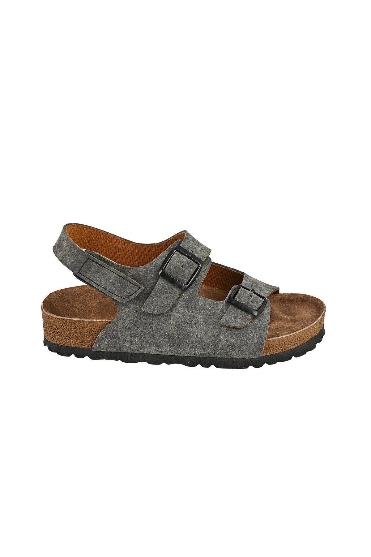 JustBow-Sandale ortopedice pentru copii unisex kaki 2