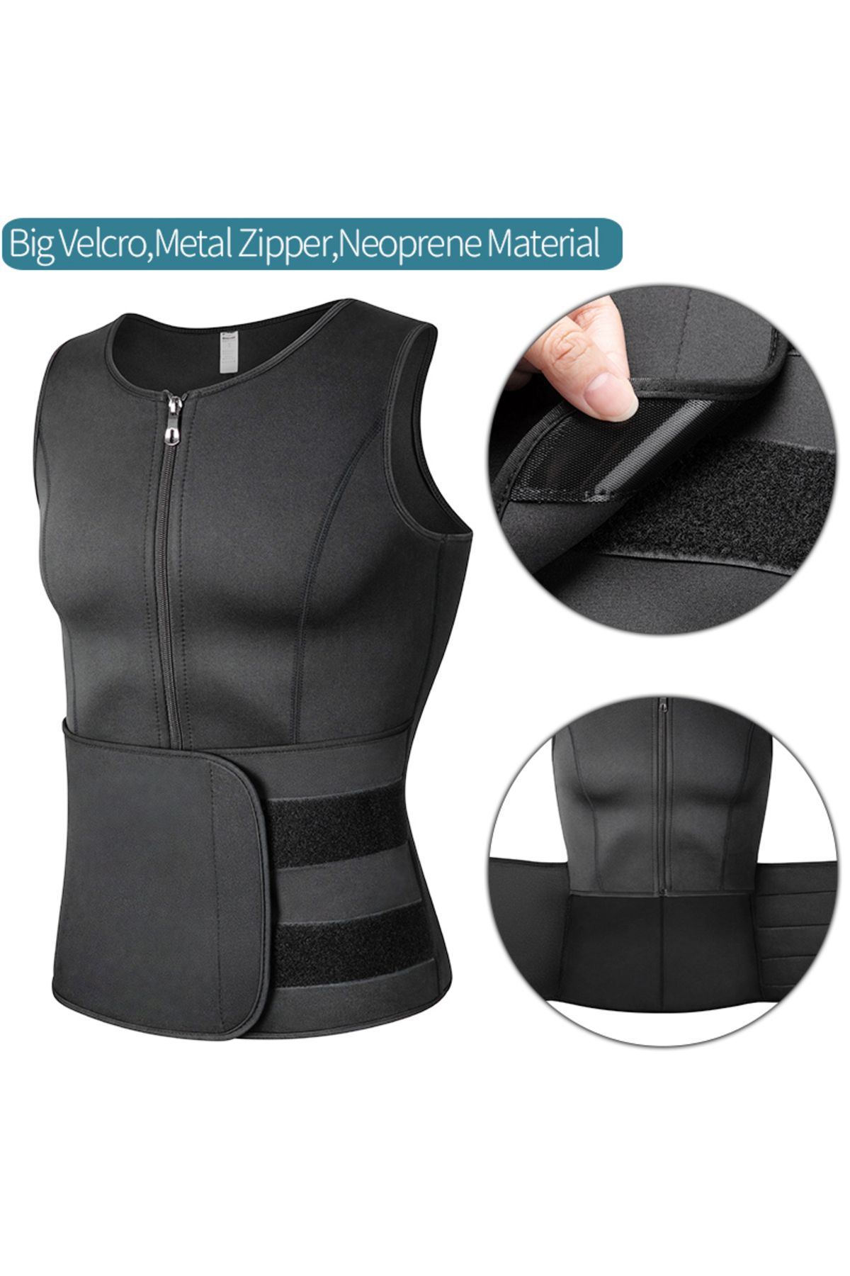 Zipper sauna vest clearance