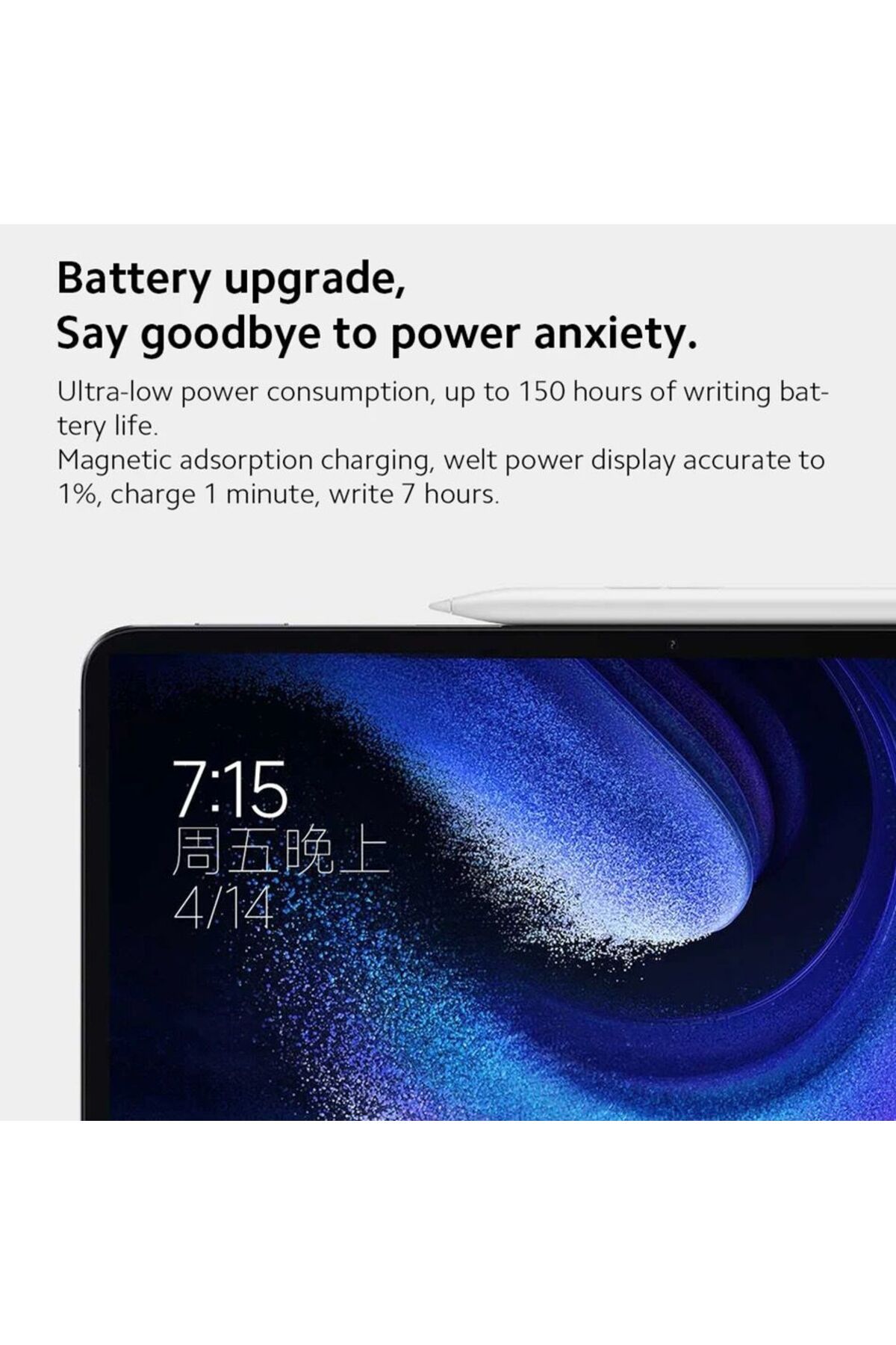 Xiaomi-Xiaomi Stylus Pen 2nd For Xiaomi Mi Pad 6 / 5 Pro Low Latency Draw Writing Screenshot 26° Nib Tab... 5