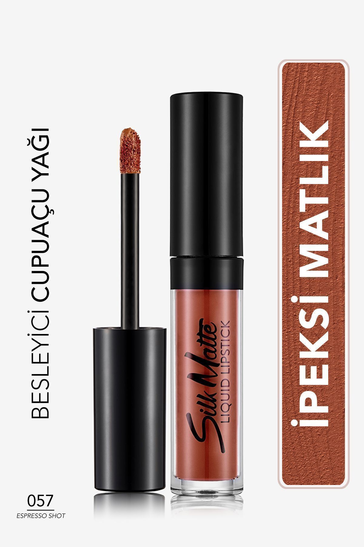 Flormar Silk Matte Высокопигментированная и матовая увлажняющая жидкая губная помада 5260