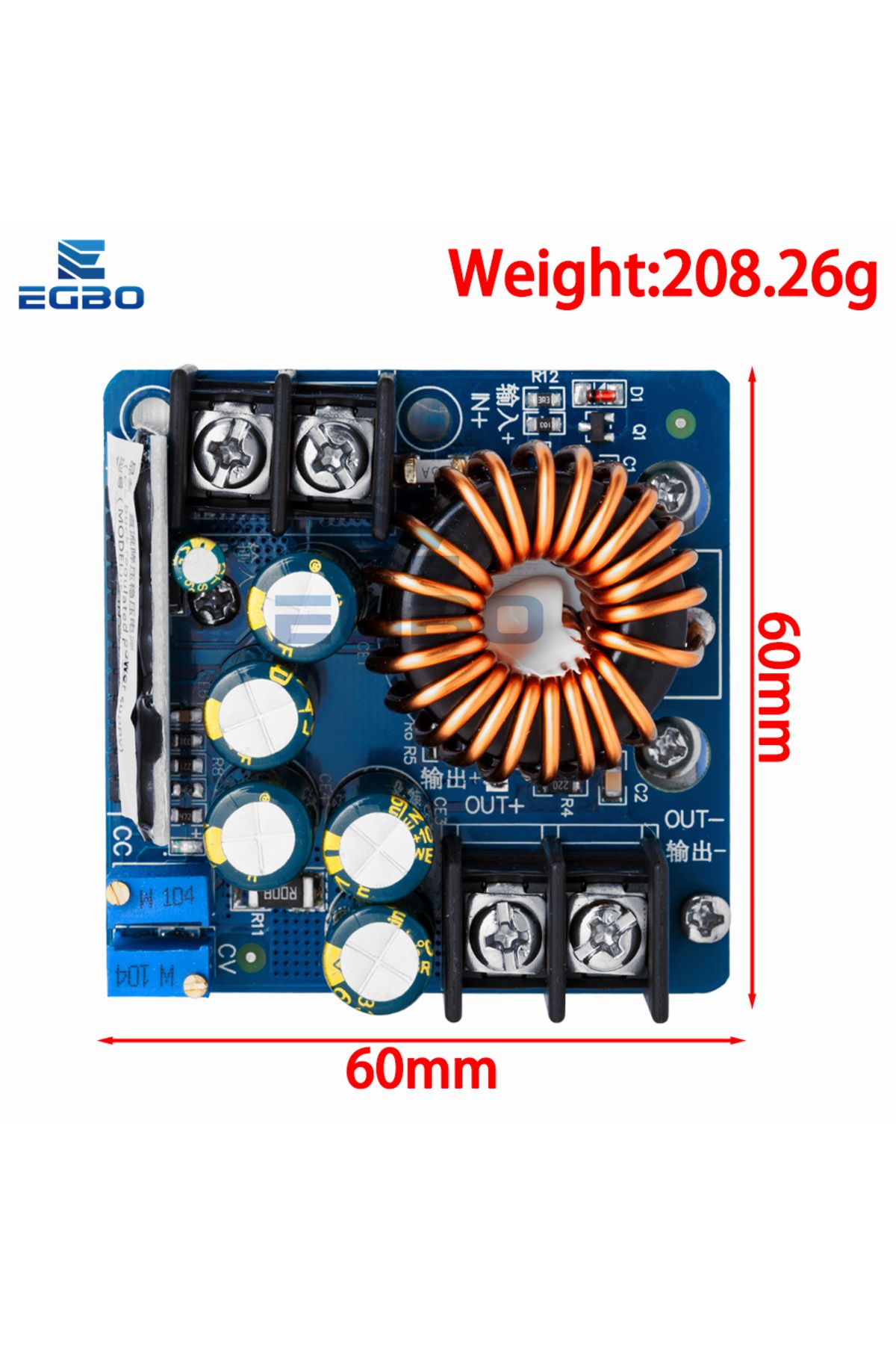 Choice-DC-DC 400W 15A Step Down Buck Converter DC 10V-60V To 0-45V Constant Voltage Constant Current Adj... 6