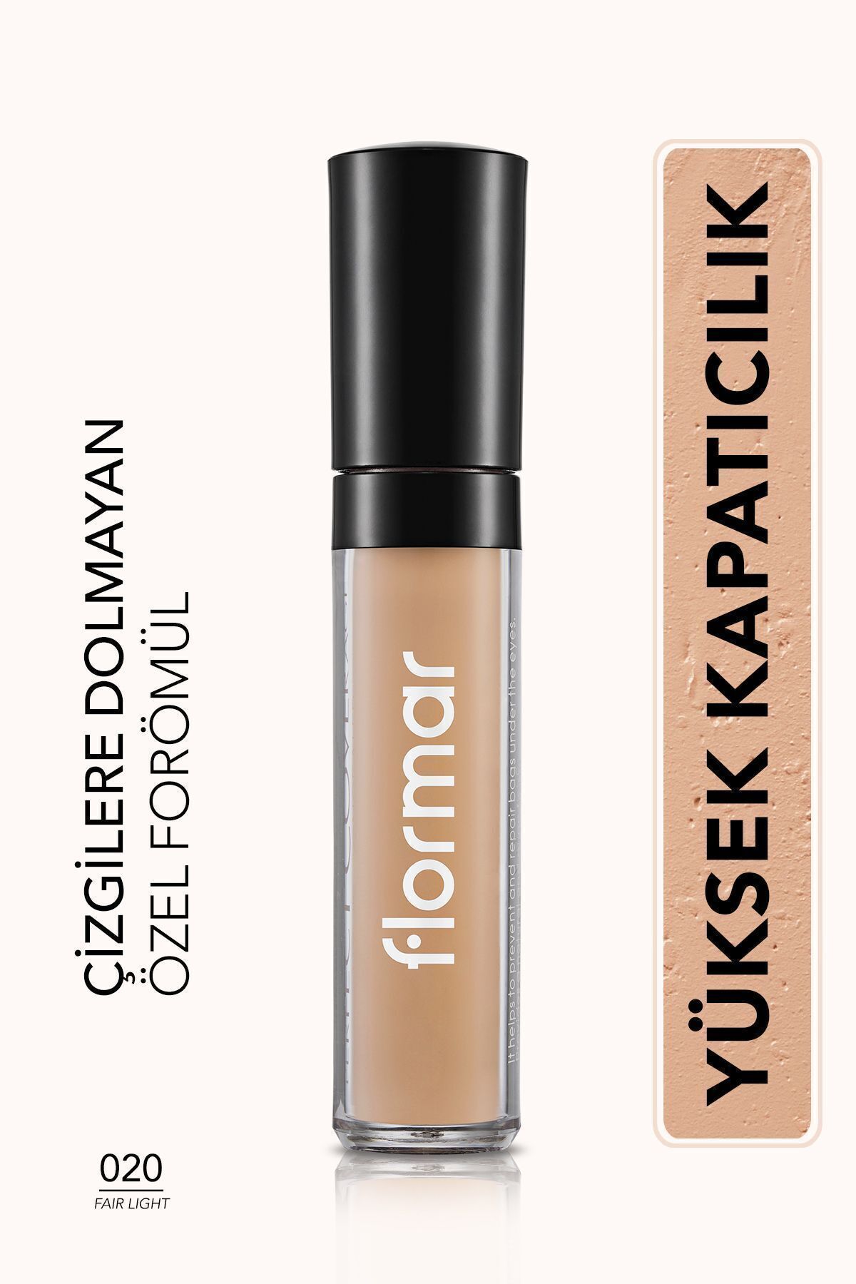 Flormar Liquid Concealer — Консилер Perfect Coverage — 020 Fair-Light — 8690604558056 0111034