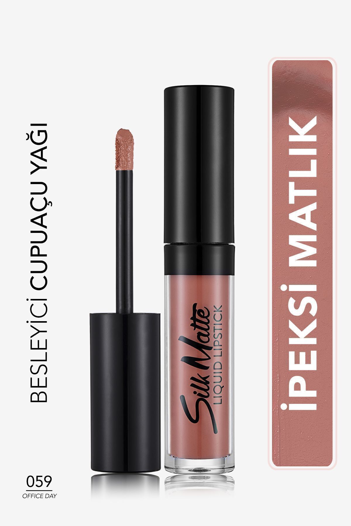 Flormar Silk Matte Высокопигментированная и матовая увлажняющая жидкая губная помада 5260