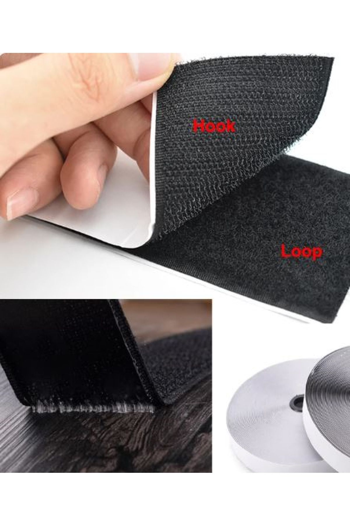 50 cm Kesilebilir Yapışkanlı Erkek Cırt (2cm X 50cm)