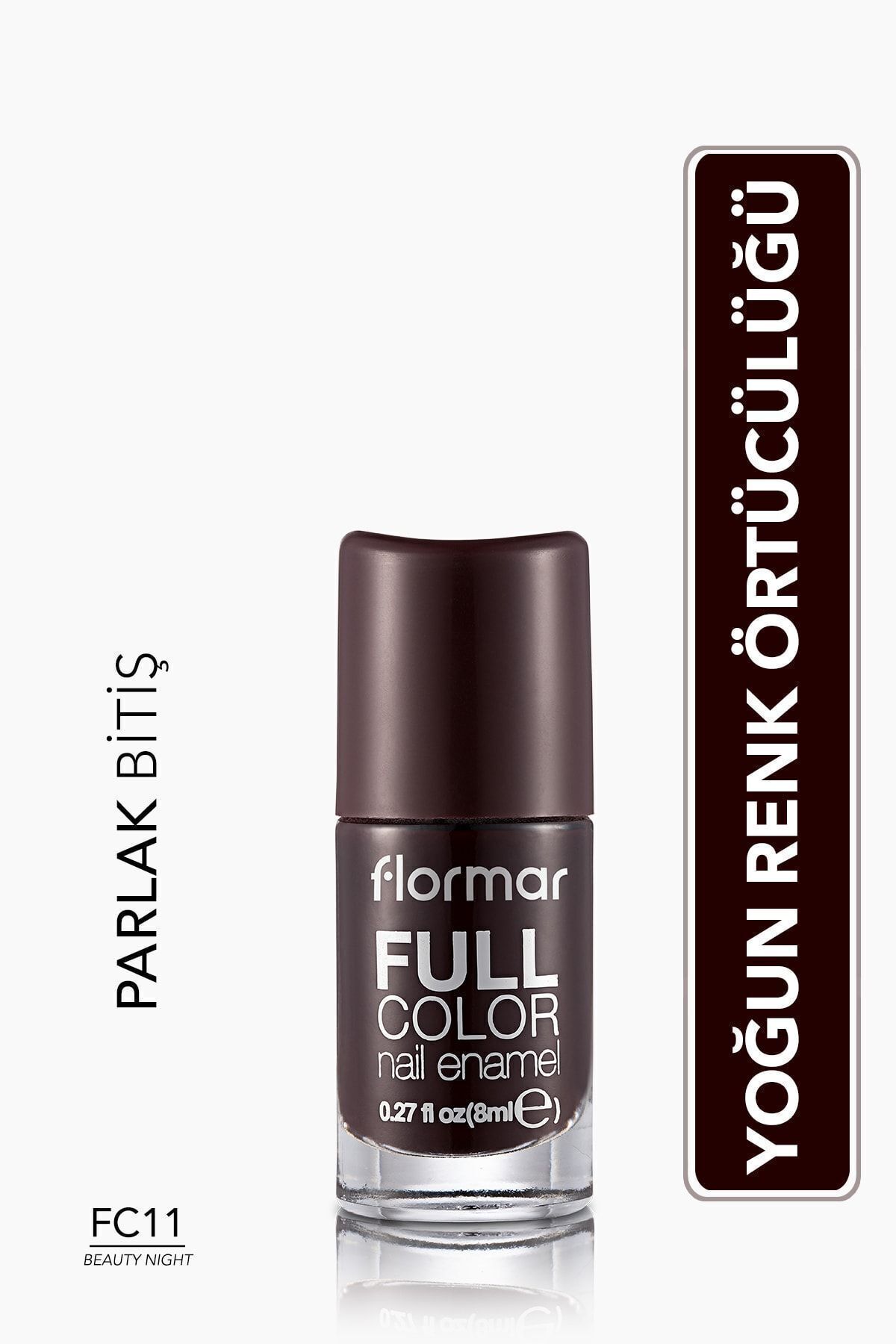 Лак для ногтей Flormar — Полноцветная эмаль для ногтей Fc11 Beauty Night 34000014-fc11 0414097