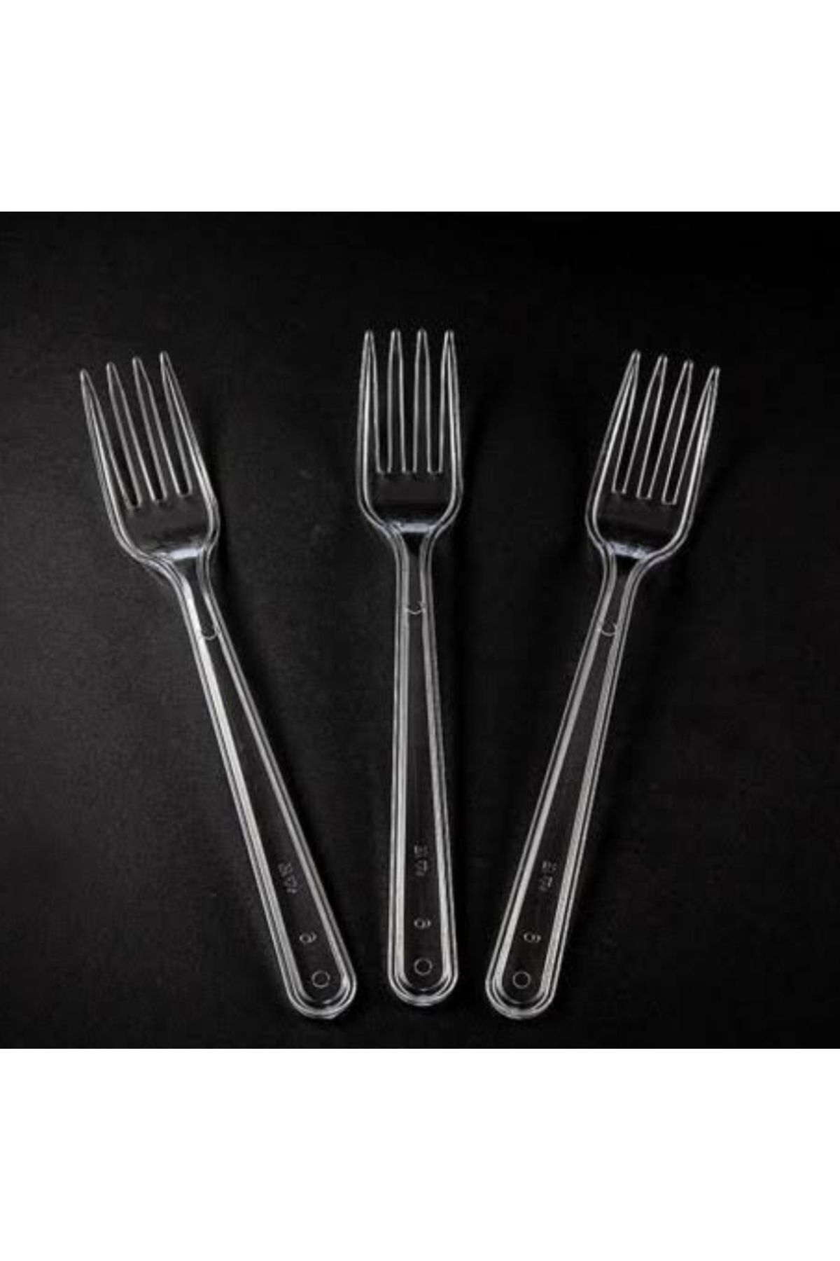 OPTİMEX Plastik Lux Sert Kalın Çatal 100 Adet 1.kalite Sert Plastik