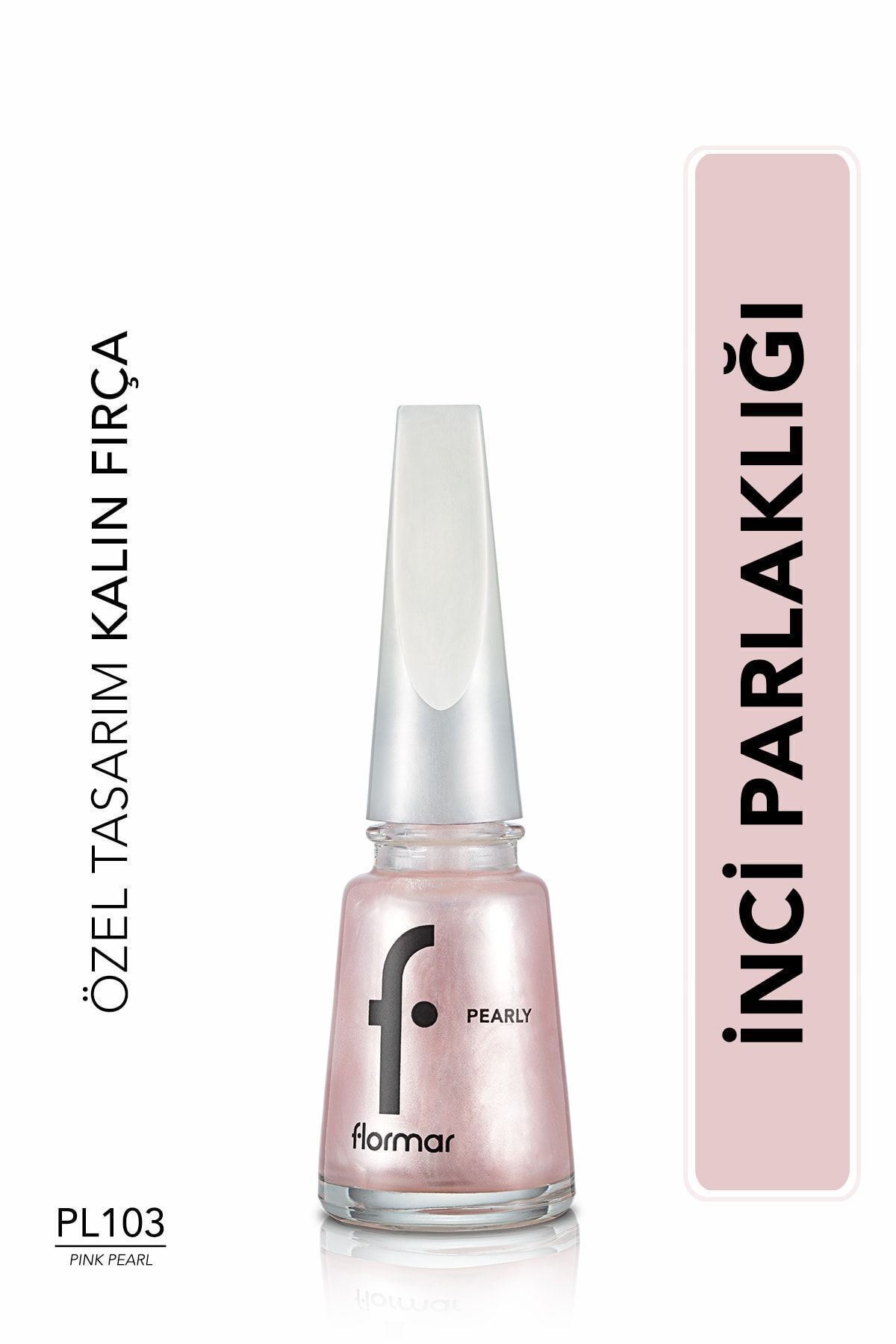 Лак для ногтей Flormar Pearly Shiny (РОЗОВЫЙ) — Pearly Nail Enamel — Pl103 Pink Pear — 8682536035293 34000080