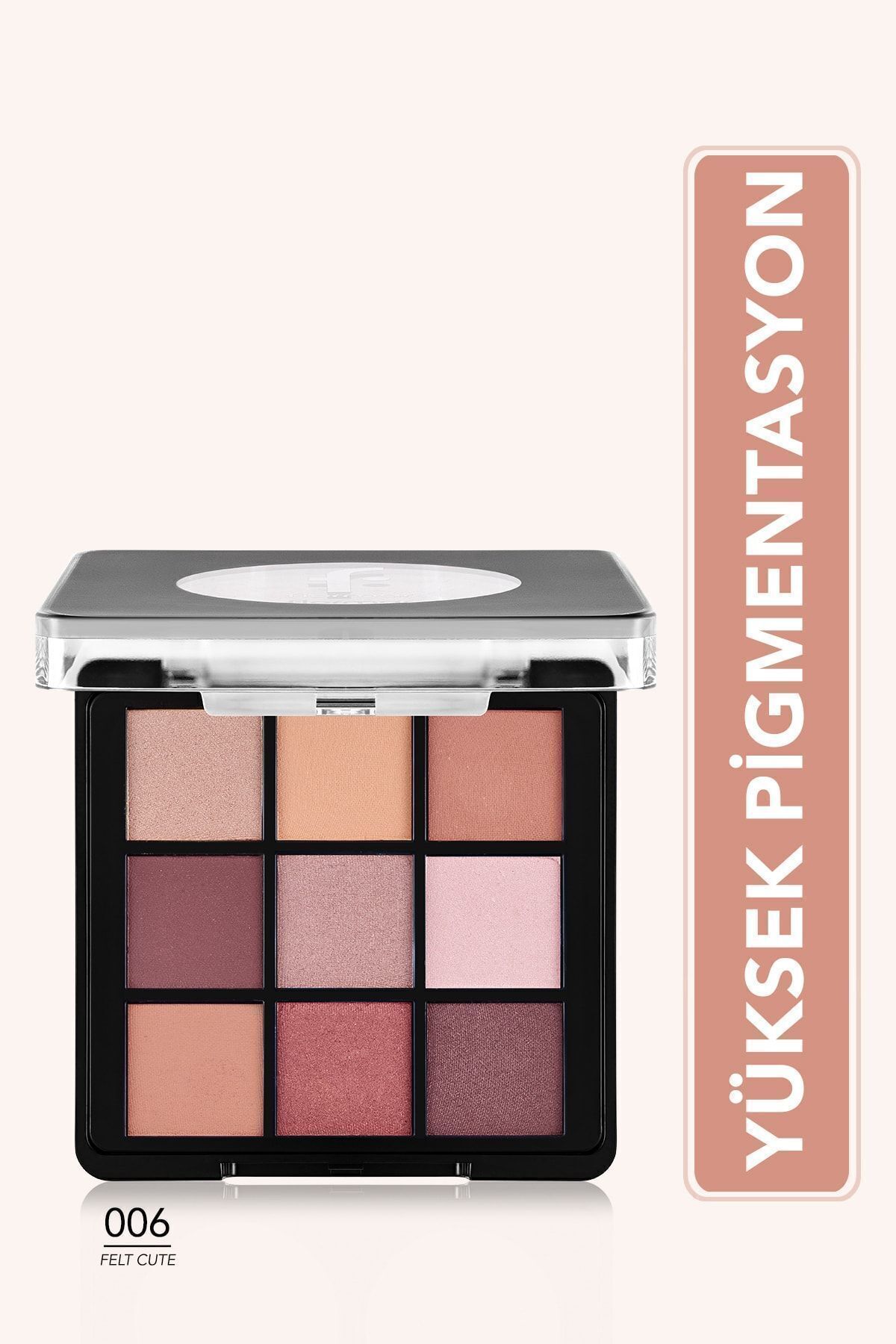 Flormar Matte & Shimmer Creamy Eyeshadow Palette — Eye Shadow Palette — 006 Felt Cute — 8682536048484 6591