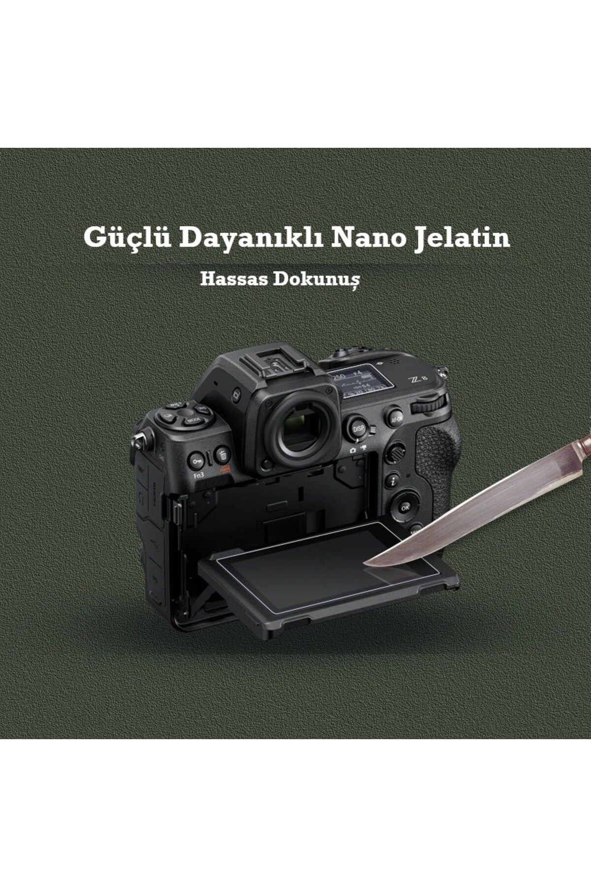 CDA STORE-EOS 4000D - Rebel T100 Compatible 3-Pack Camera, LCD Screen Protector, Nano Gelatin 3