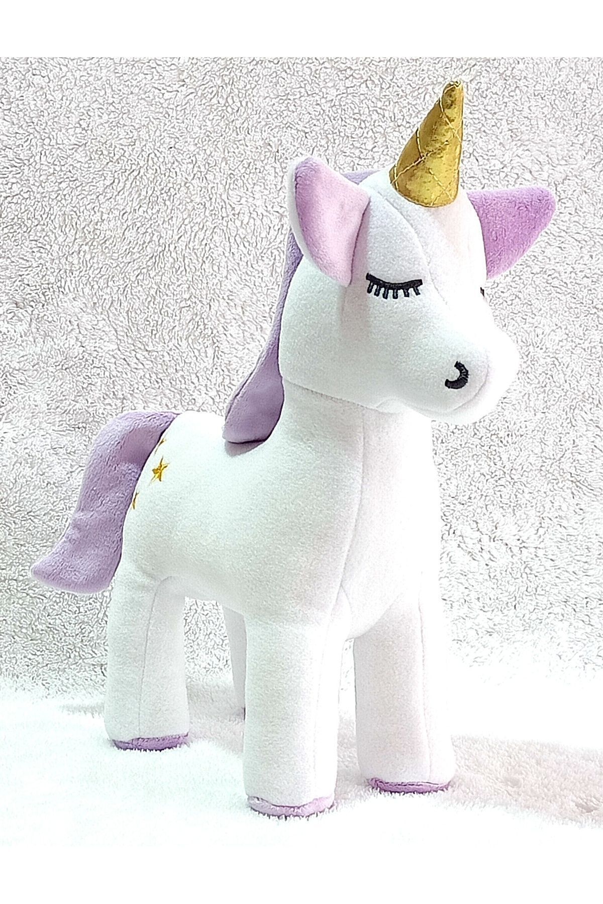 BaNaDa Oyuncak Uyku Arkadaşı Peluş Unicorn Figürlü Yastık 33 cm.