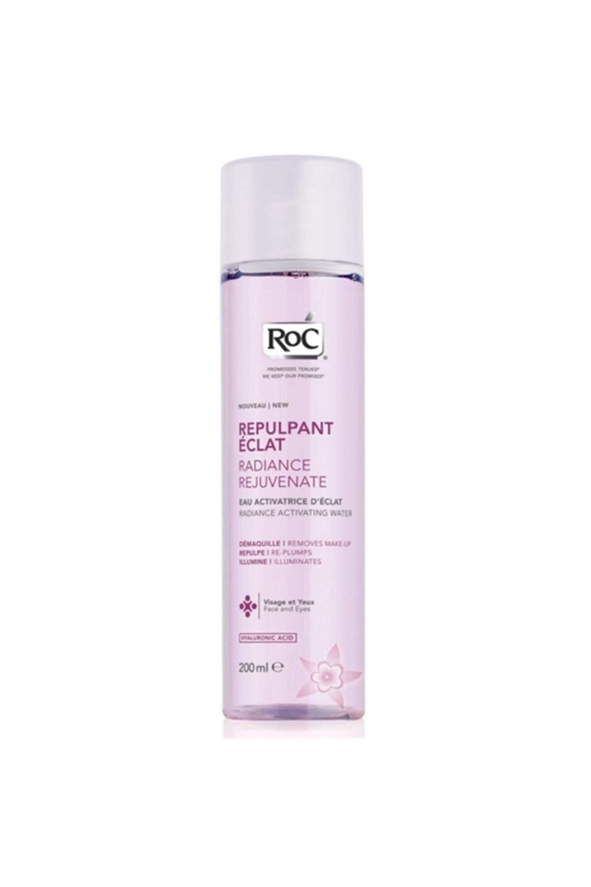 Roc-Eclat Radiance Replenishing Water 200ml - Replenishing and Cleansing Water 1