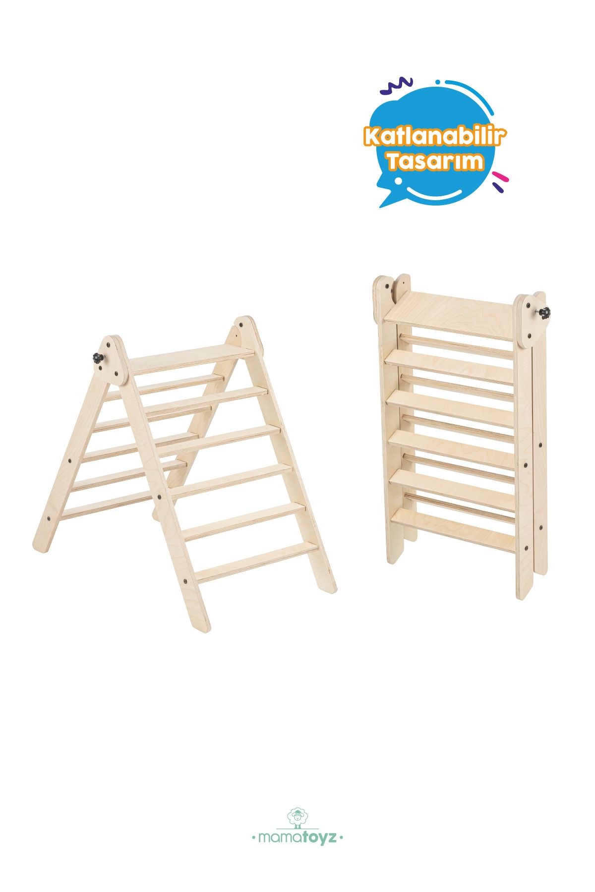 MAMATOYZ-18 Pikko Pikler Set - Slide and Climb Pikler, Slide and Climb 2
