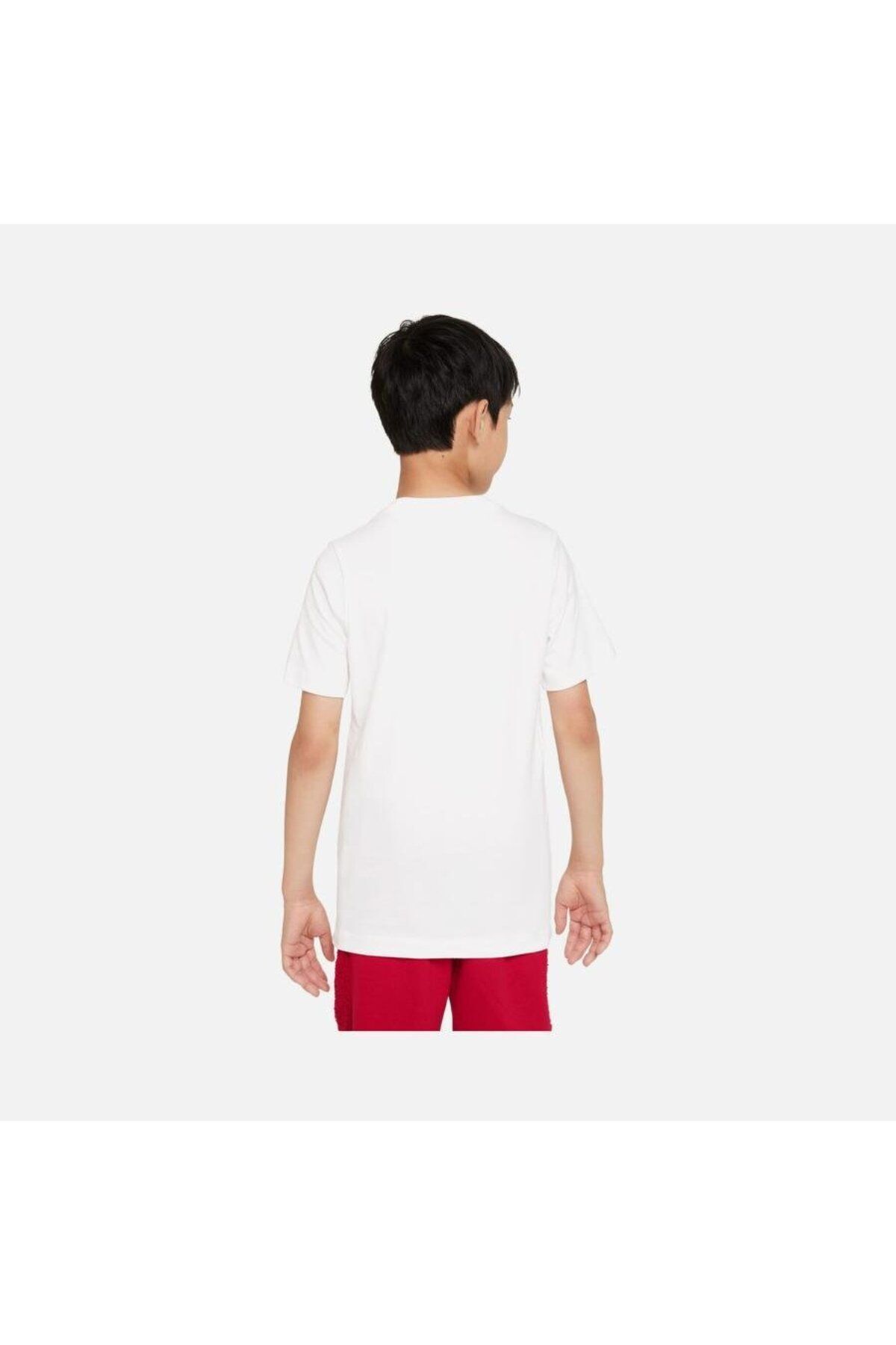 Nike-ملابس رياضية ''بوكسي جرافيك'' تي شيرت للأطفال بأكمام قصيرة DX1146-100 3