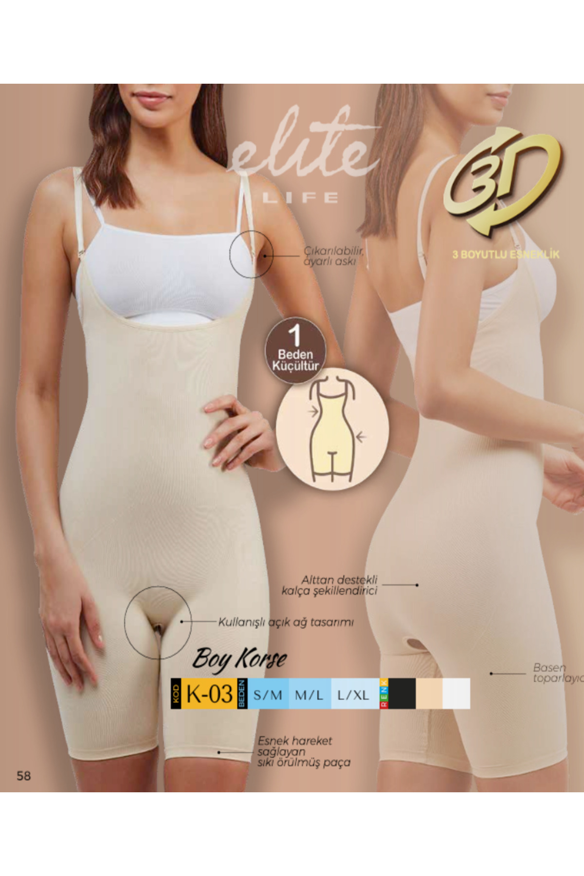 Elite Life European Korse Elbise 944