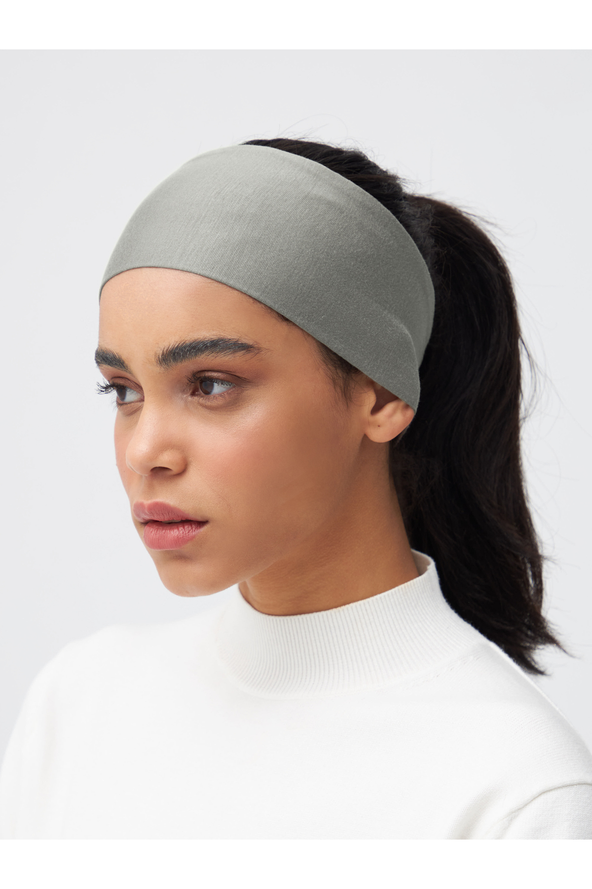 Bandana Bonnet | Color: Gray Green | Hijab Bandana