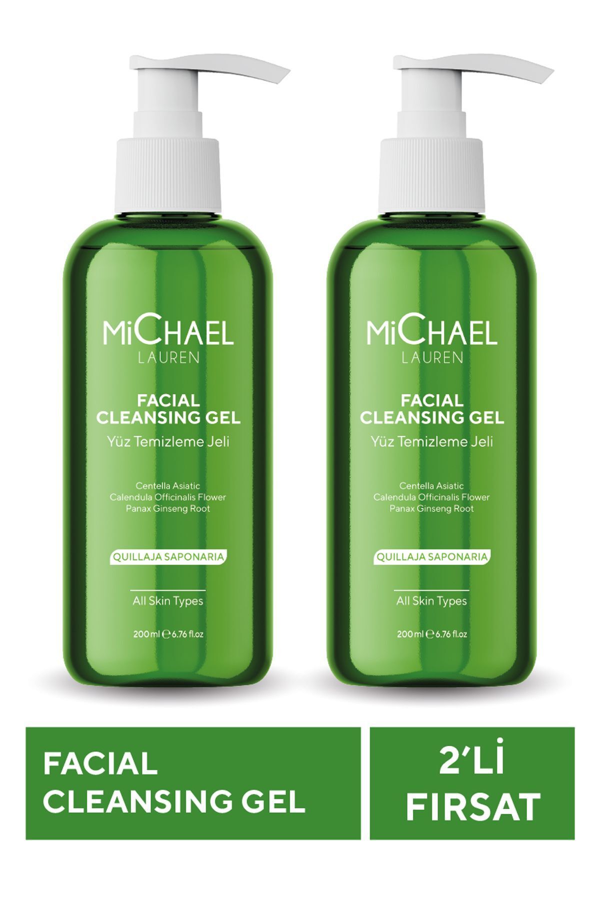 ست مراقبت پوست SOAP TREE همه انواع ژل تمیز کردن صورت 2LI مجموعه Michael Lauren