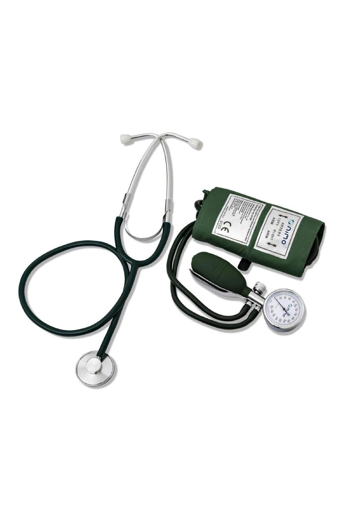 Nimo Manuel HNK-2T Yeşil Kancalı Aneroid Tansiyon Aleti (HS-201B2) Pilli Yok Kol