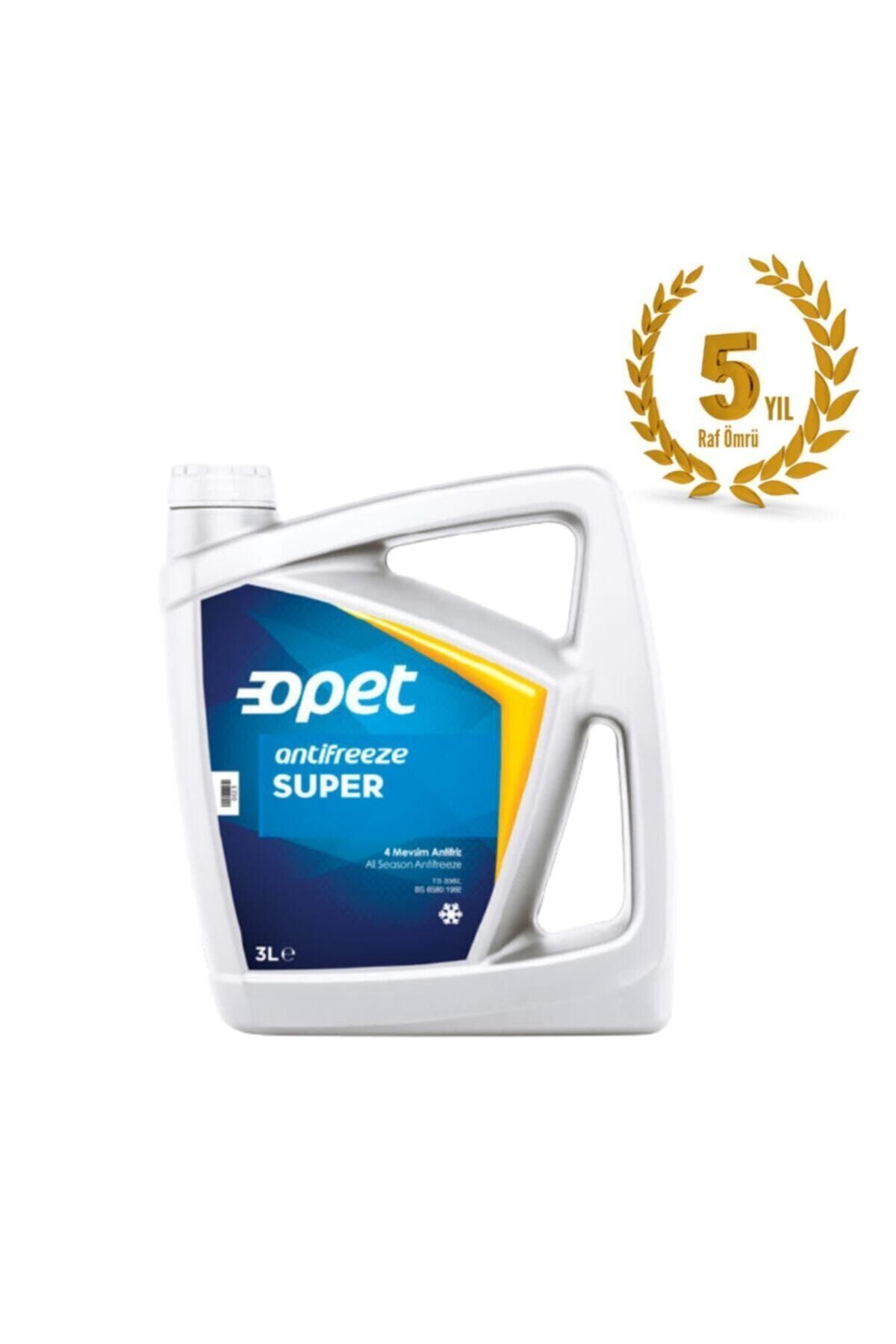 opet Süper Antifriz 4 Mevsim Üstün Koruma 3 Lt