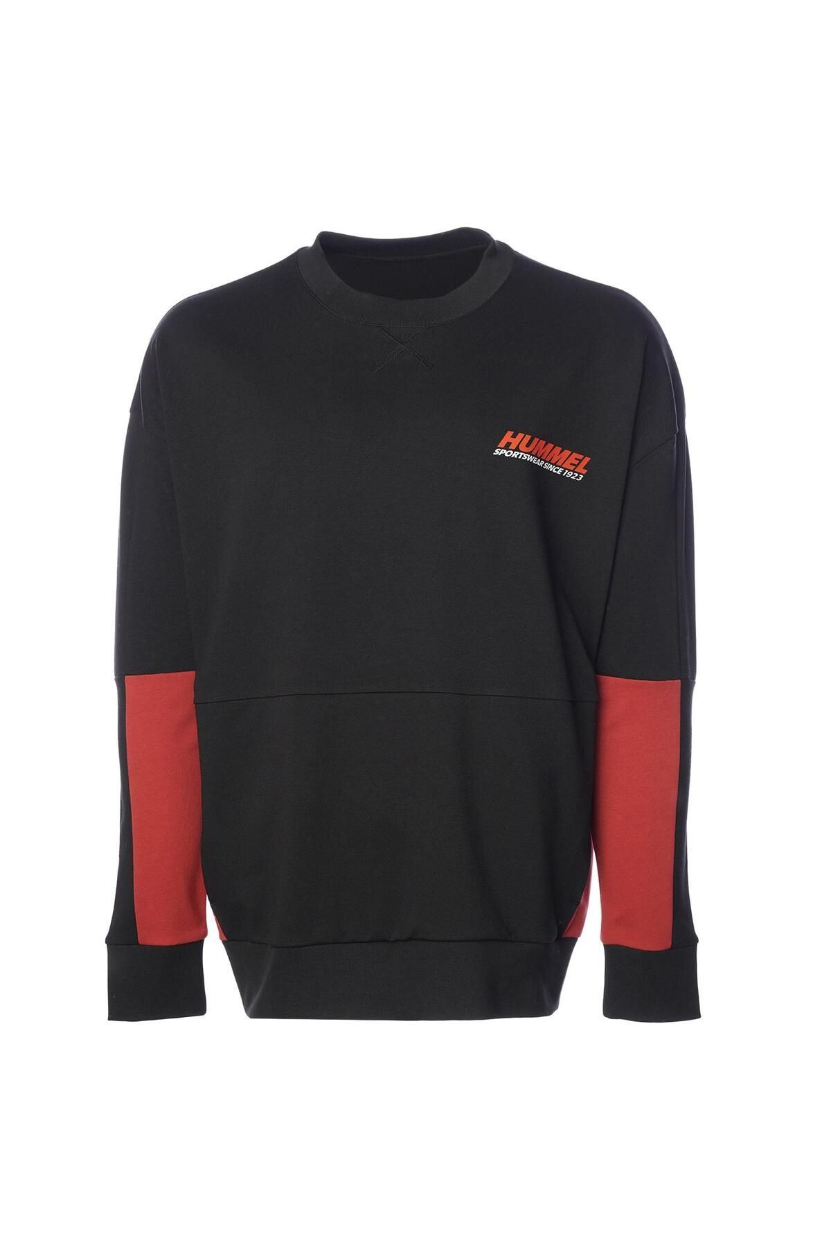 سویشرت اسپرت هامل مردانه پاموک مشکی بیسیک راسته     بیسیک اسپرت | hummel 922094 TR - تصویر 2