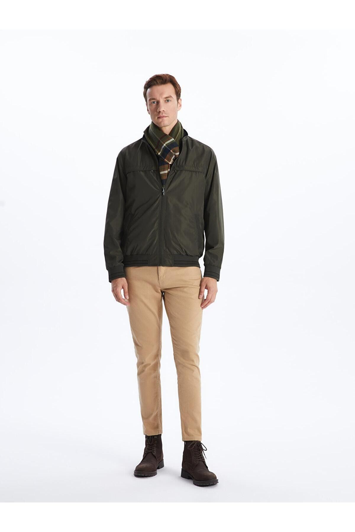 کاپشن مردانه خاکی ال سی وایکیکی | S40413Z8 اورجینال - تصویر 5