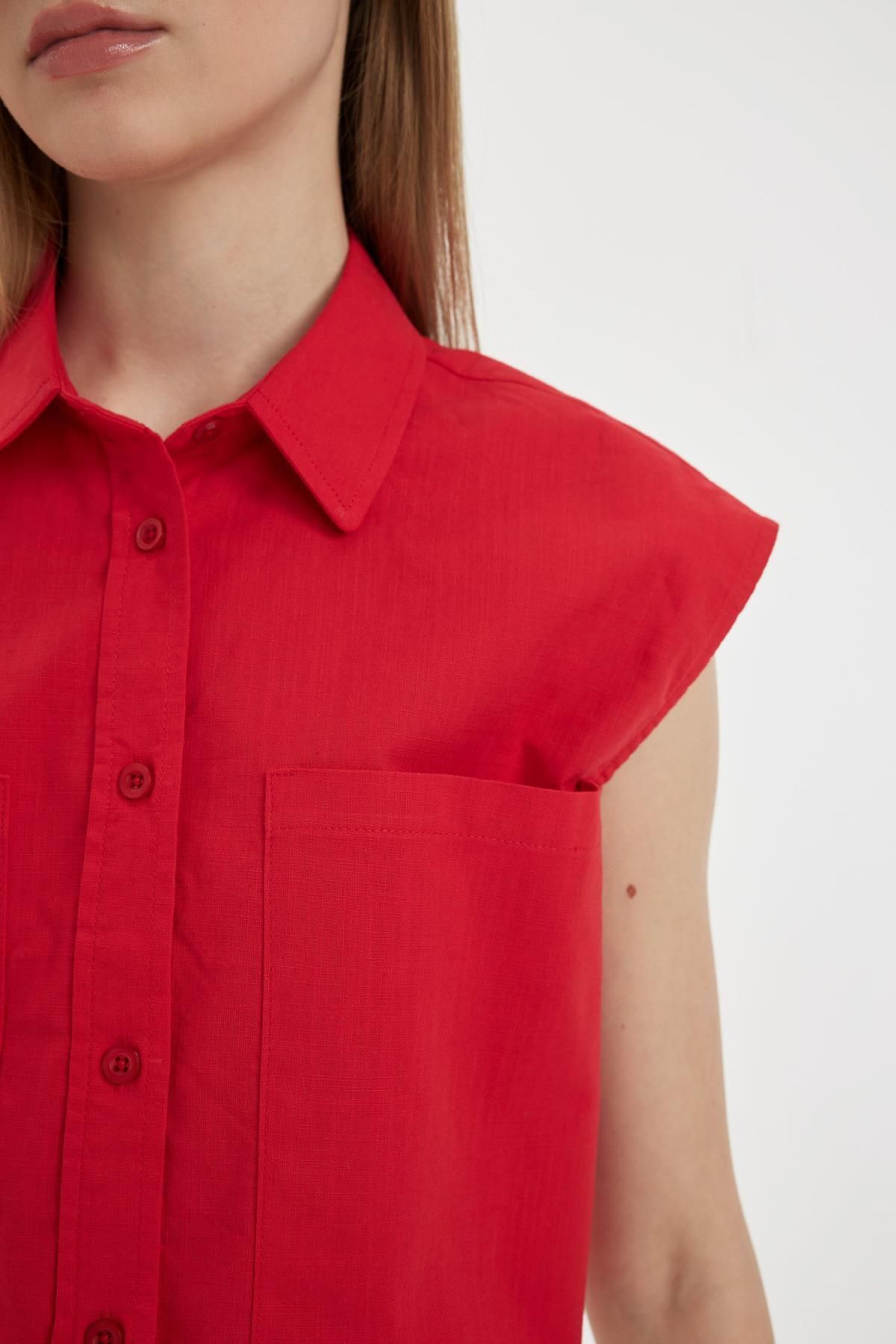 شومیز زنانه دفاکتو | D0358AX24SM Defacto - Image 5